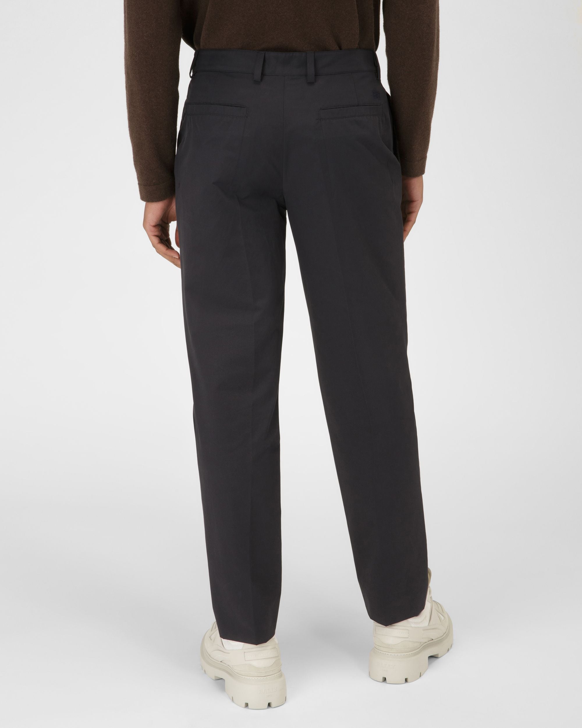 Hose Aus Schwarzer Baumwollmischung - Herren - Bally - 03