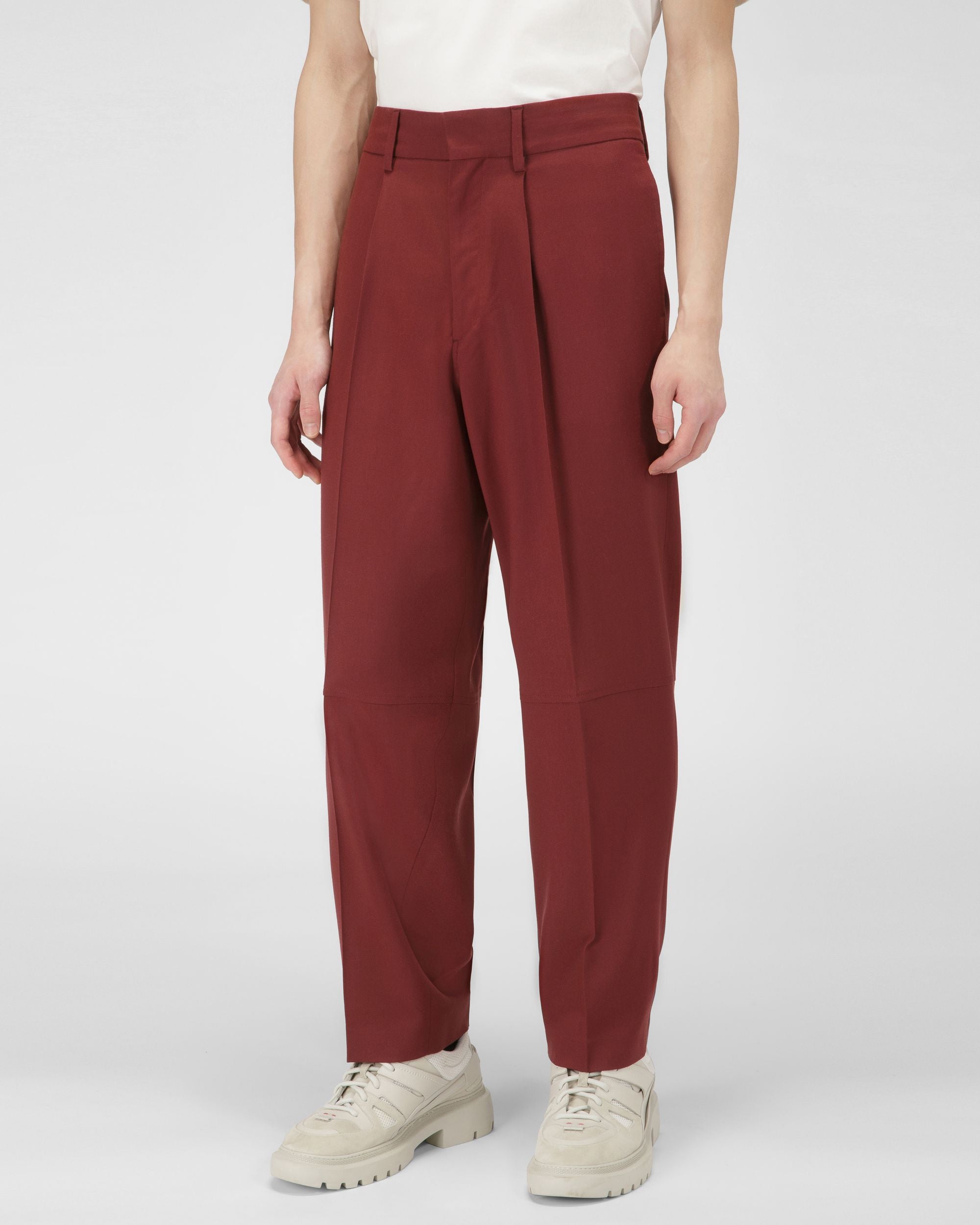 Hose Aus Traditionsroter Wolle - Herren - Bally - 01