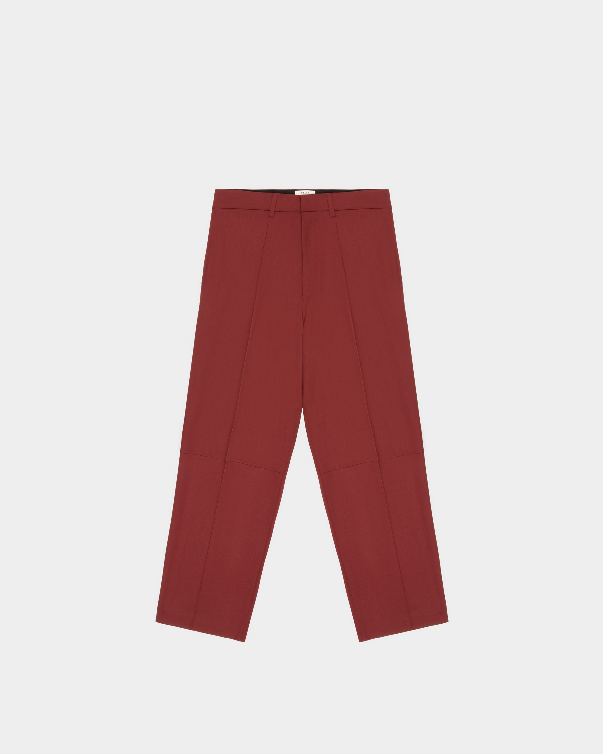 Hose Aus Traditionsroter Wolle - Herren - Bally - 04