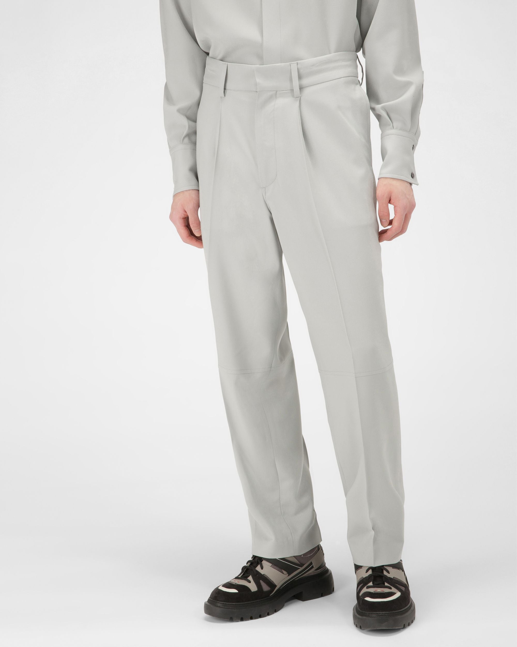 Hose Aus Hellblauer Wolle - Herren - Bally - 01