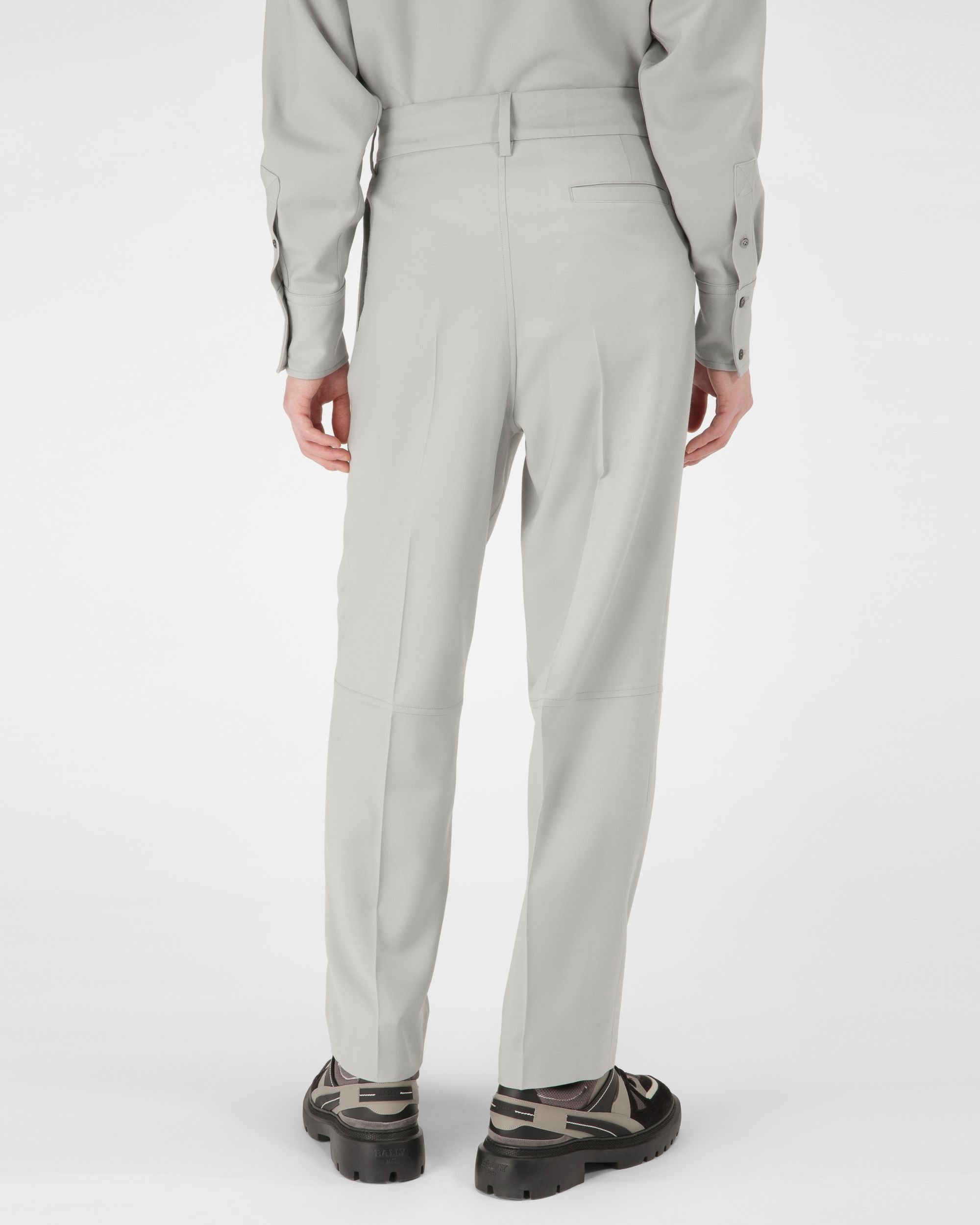 Hose Aus Hellblauer Wolle - Herren - Bally - 03