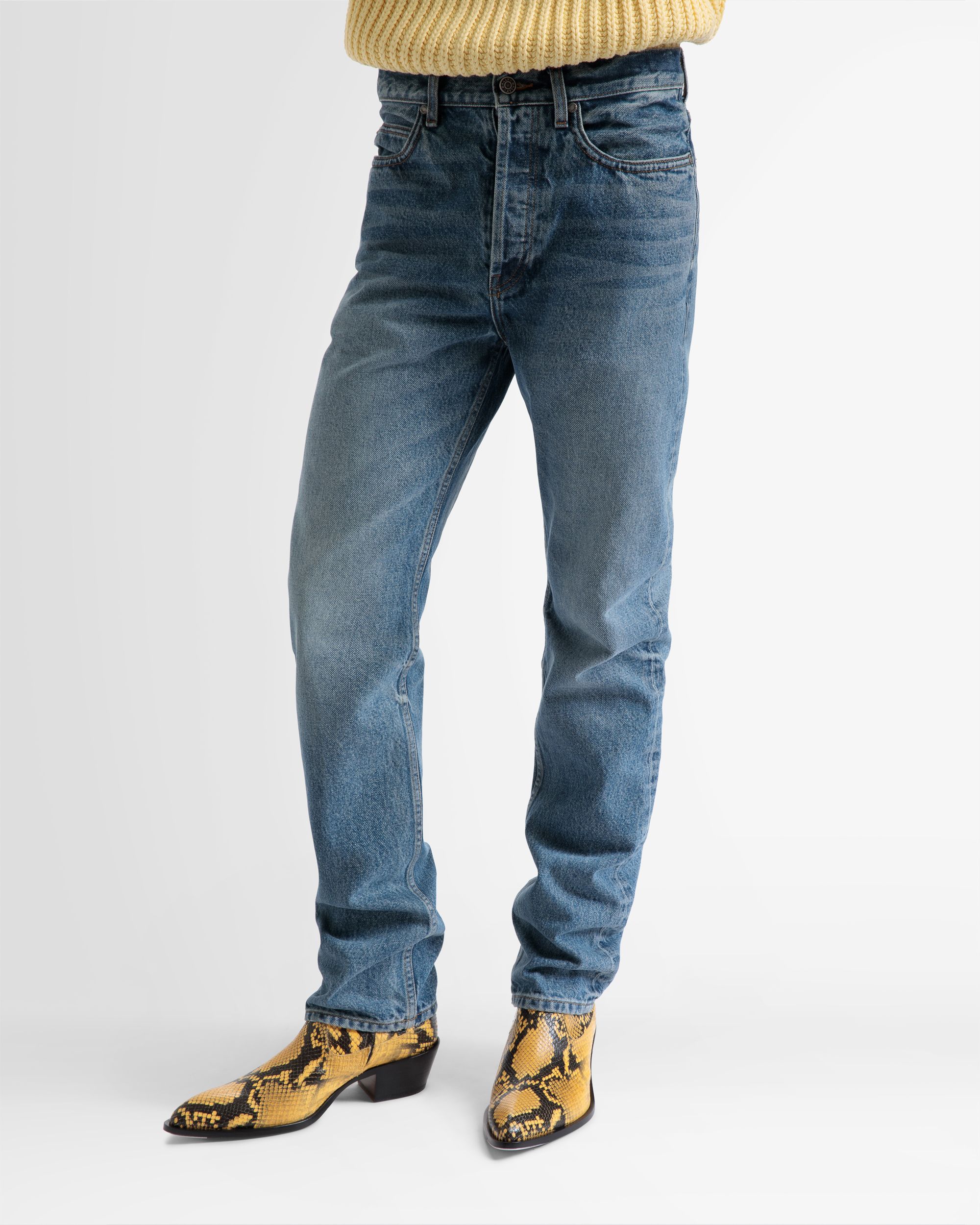 Gerade Hose Aus Blauem Denim - Herren - Bally - 03