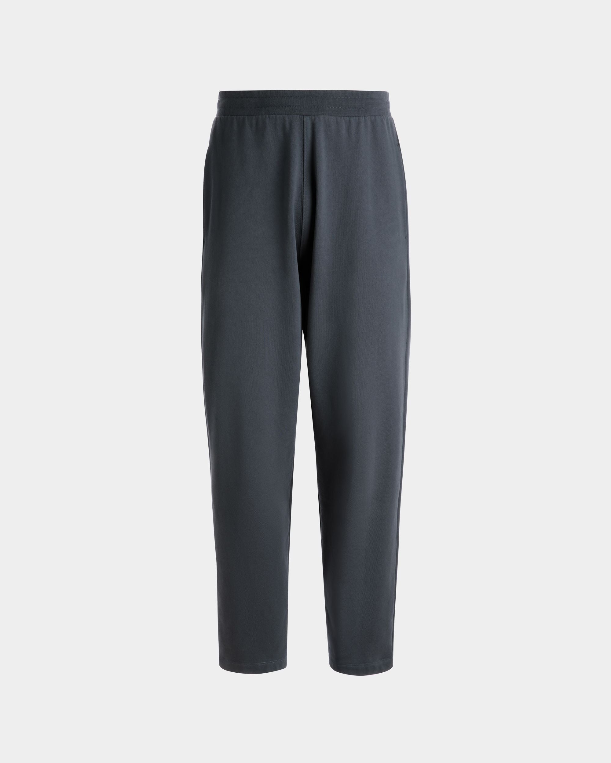 Sweathose mit Kordelzug Aus steingrauer Baumwolle - Herren - Bally - 01