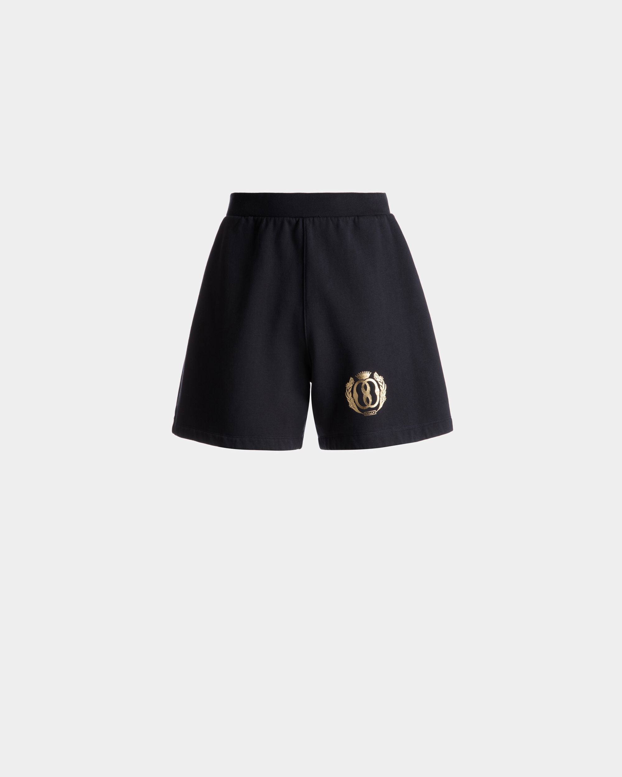 Short De Survêtement Coton Bleu Nuit - Homme - Bally - 01
