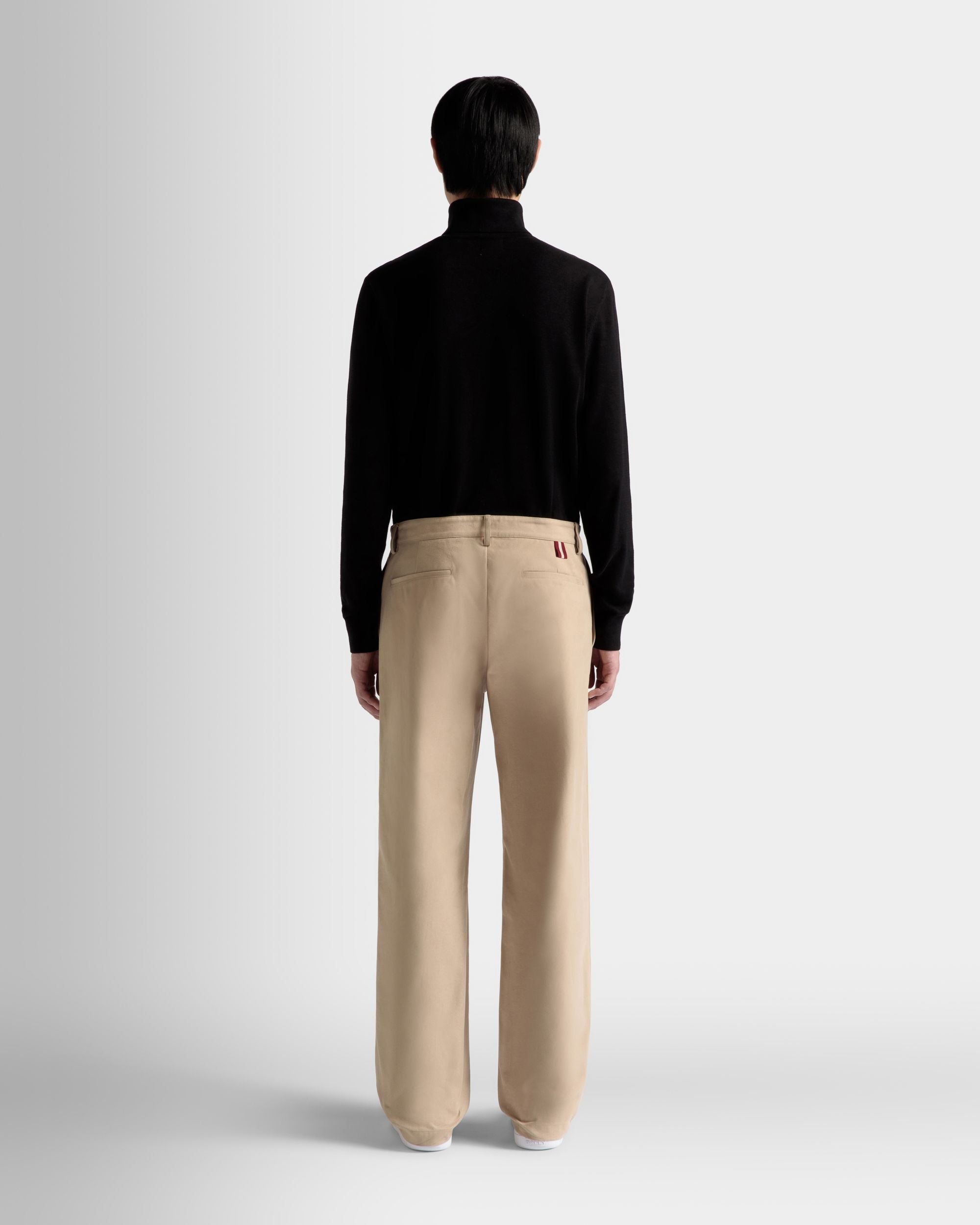 Pants in Camel Cotton - Men's - Bally - 06