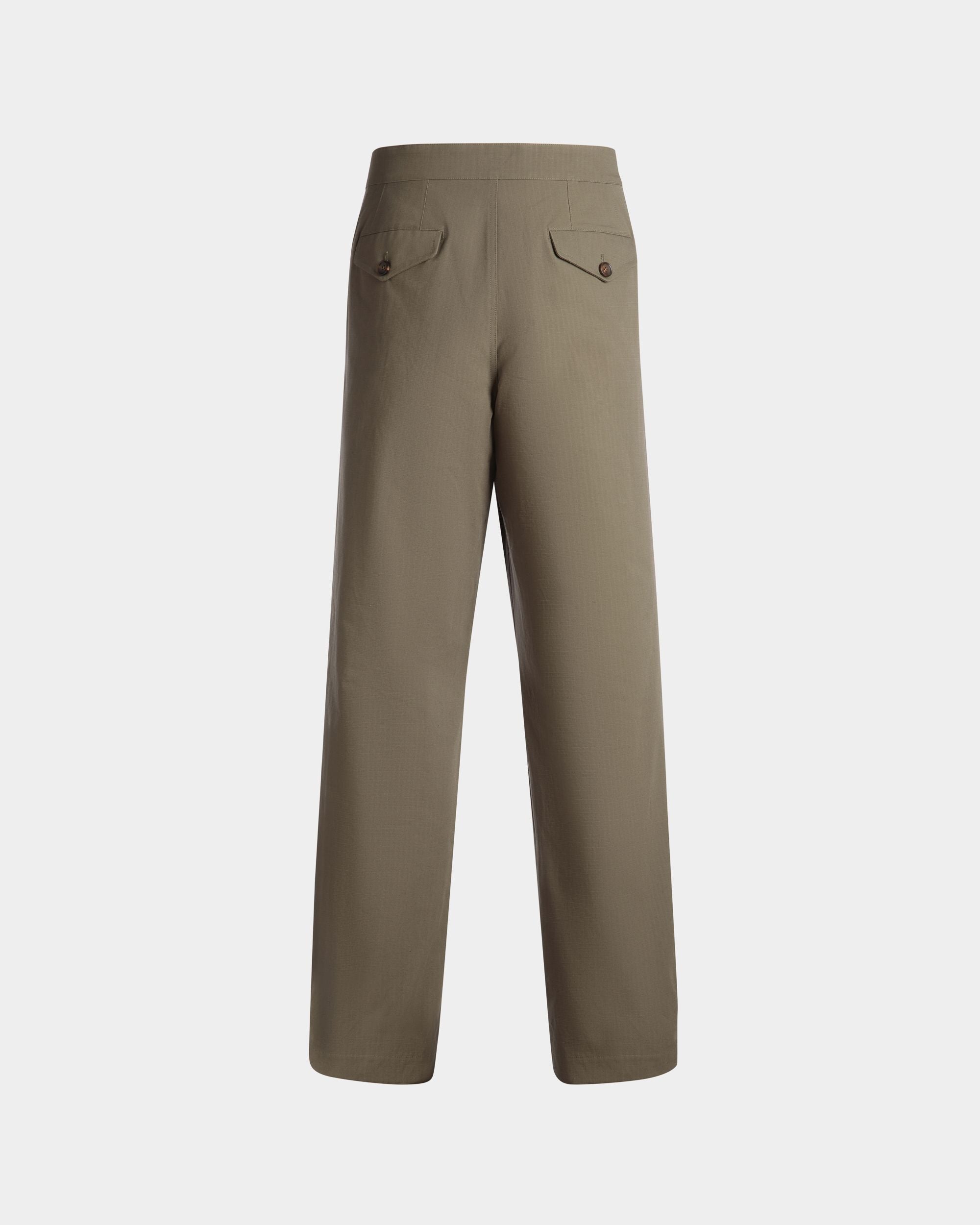 Hose Aus Baumwolle In Military Green Aus Der Adrien Brody Travel-Kollektion - Herren - Bally - 09