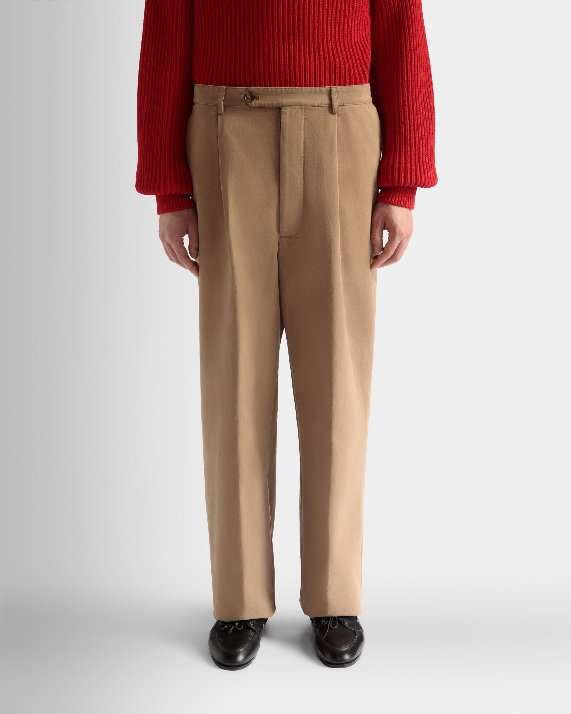 Hose Aus Baumwolle In Camel - Herren - Bally - 03