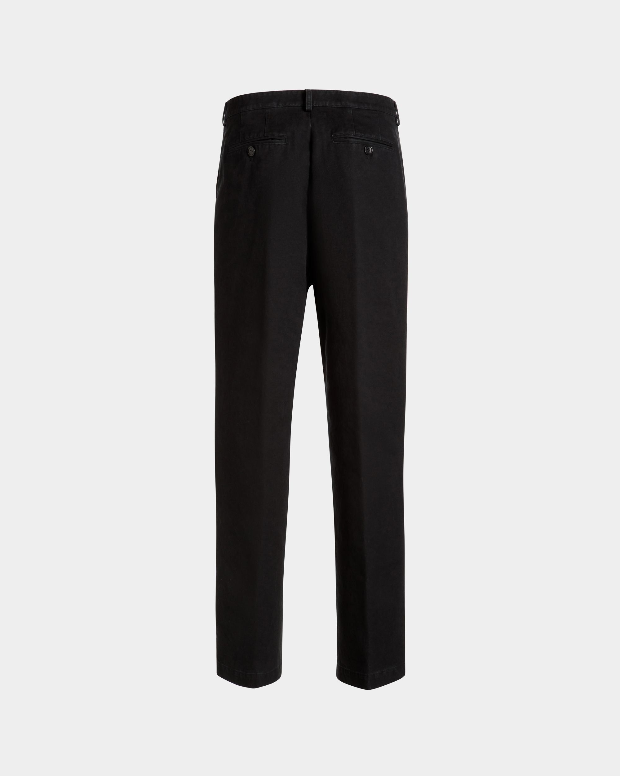 Hose Aus Baumwolle In Schwarz - Homme - Bally - 07
