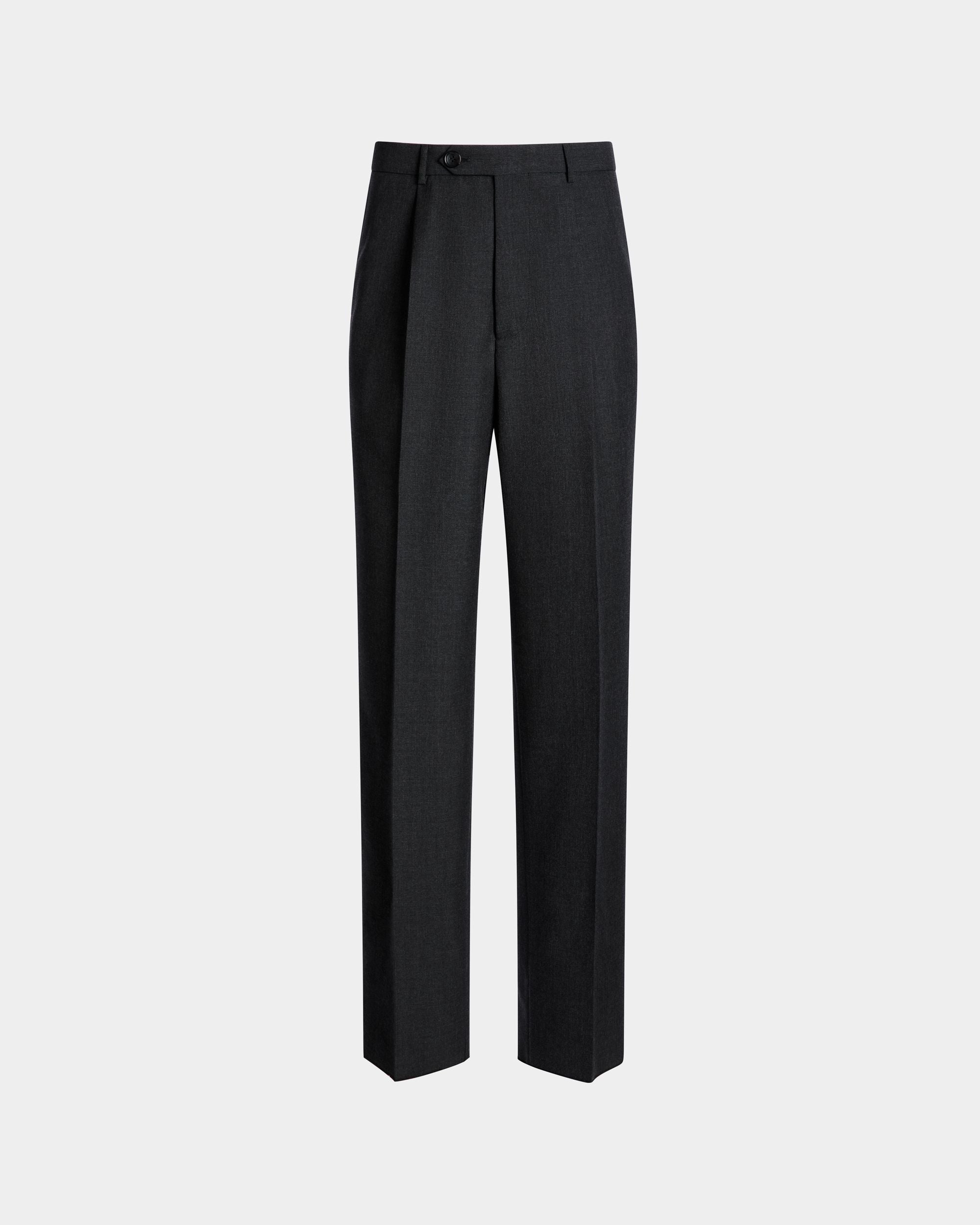 Anzughose Hose Aus Wollmix In Dunkelgrau - Herren - Bally - 01