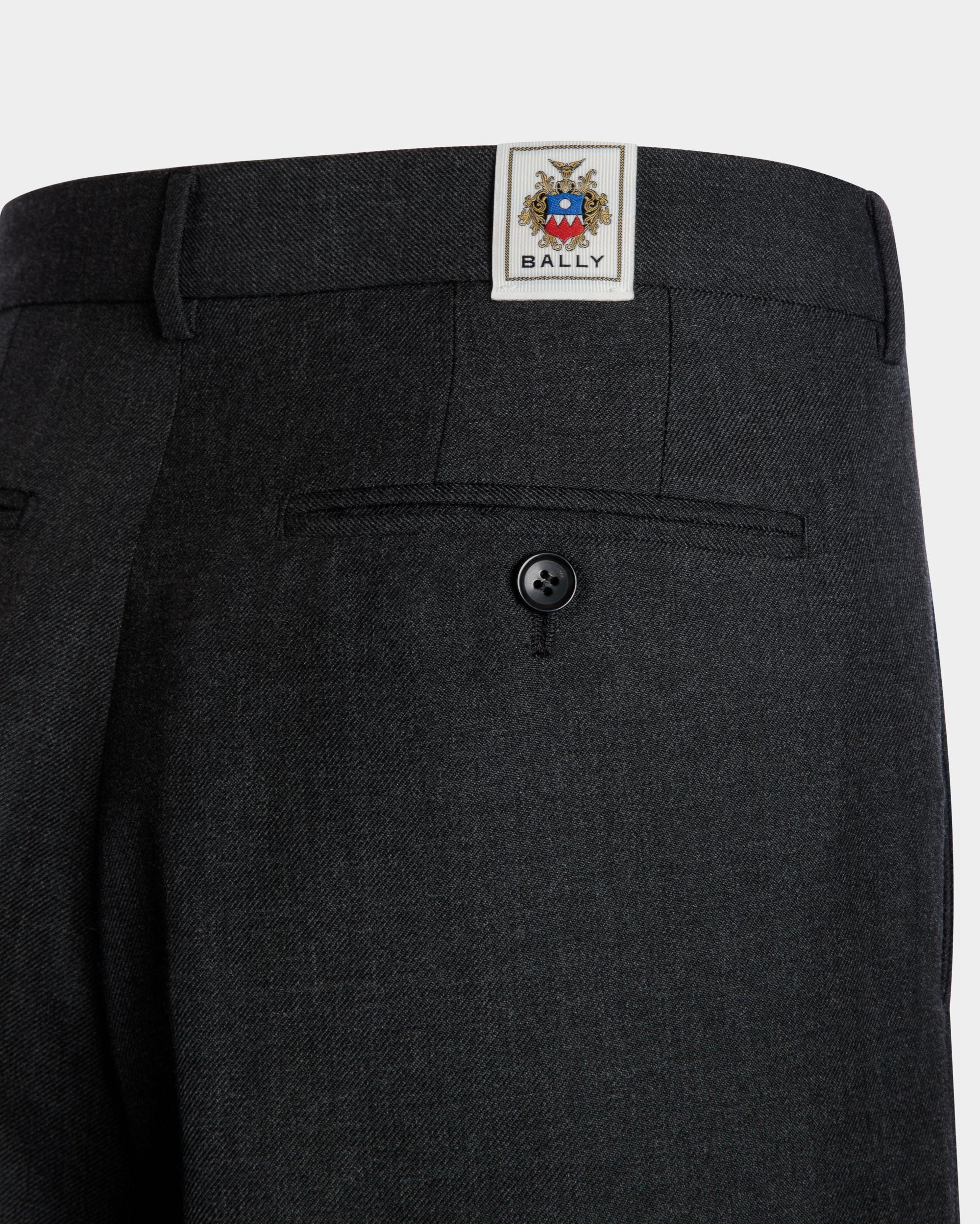 Anzughose Hose Aus Wollmix In Dunkelgrau - Herren - Bally - 05