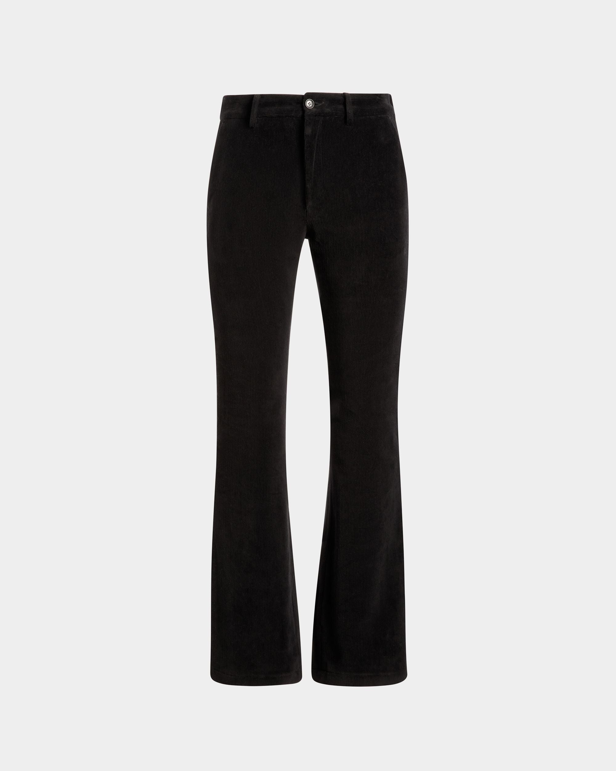 Schlaghose Aus Schwarzem Baumwollcord - Herren - Bally - 01