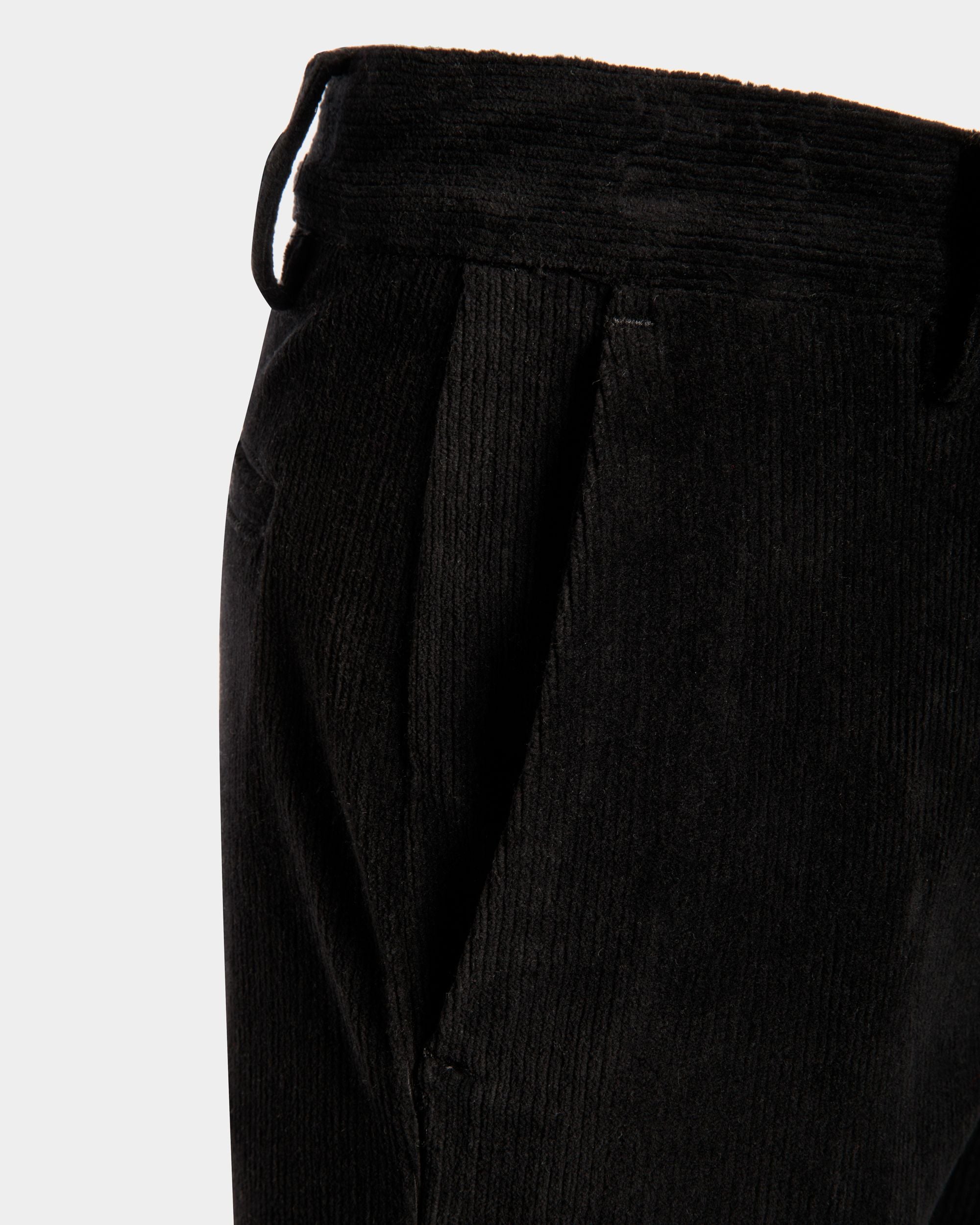 Schlaghose Aus Schwarzem Baumwollcord - Herren - Bally - 04