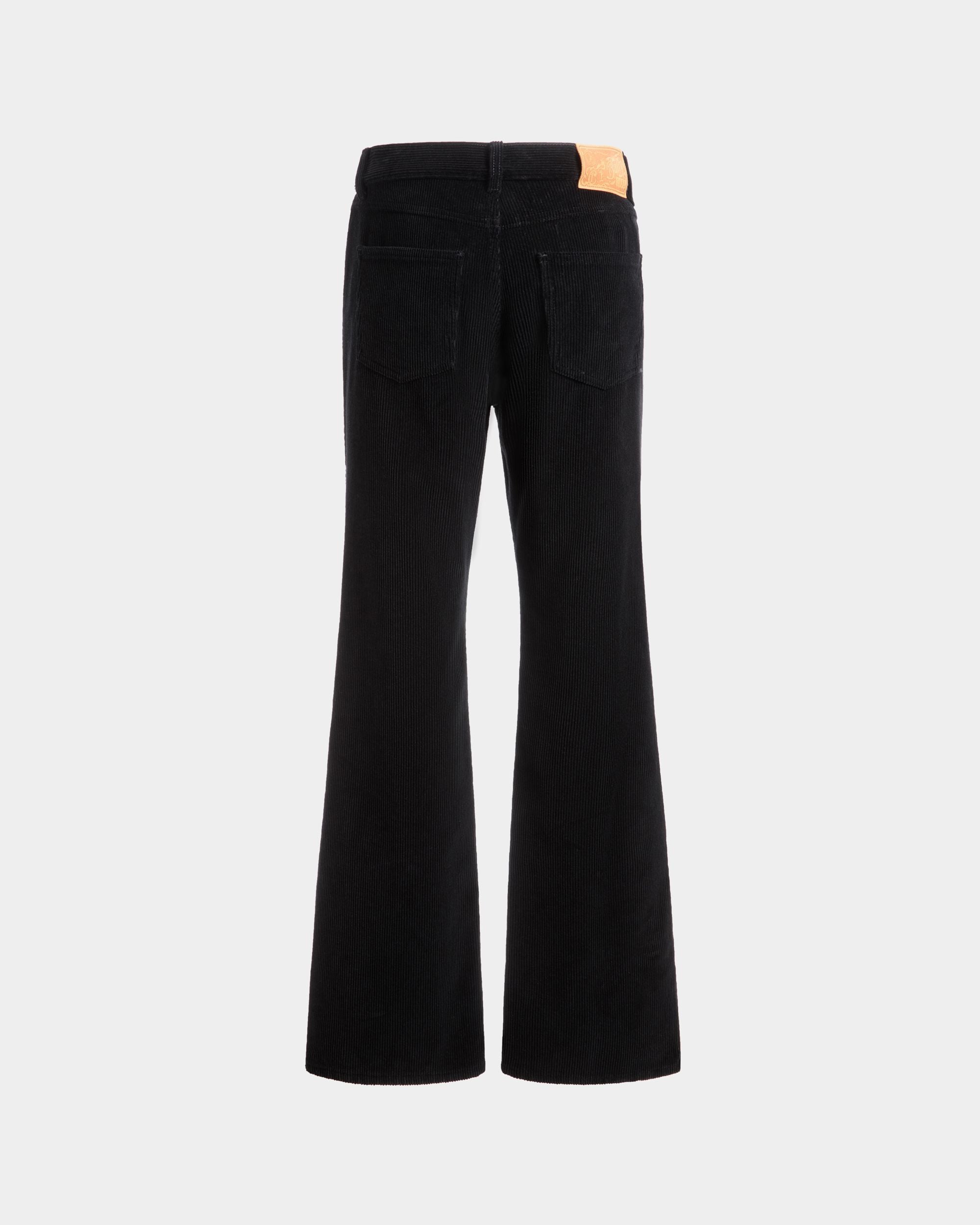 Jeans In Corduroy Di Cotone Nero - Uomo - Bally - 07