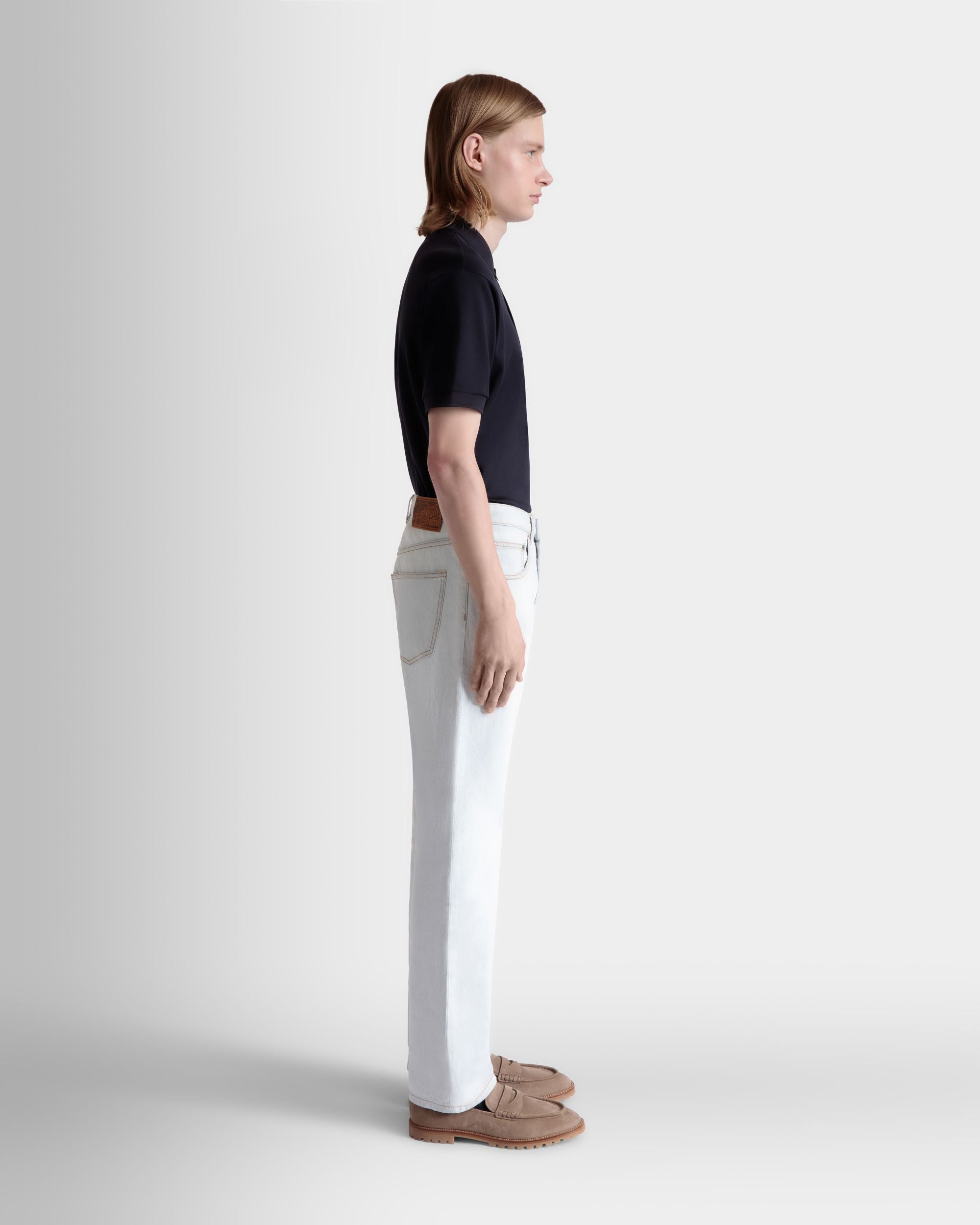 Jeanshose Aus Baumwolle In Light Blue - Homme - Bally - 05