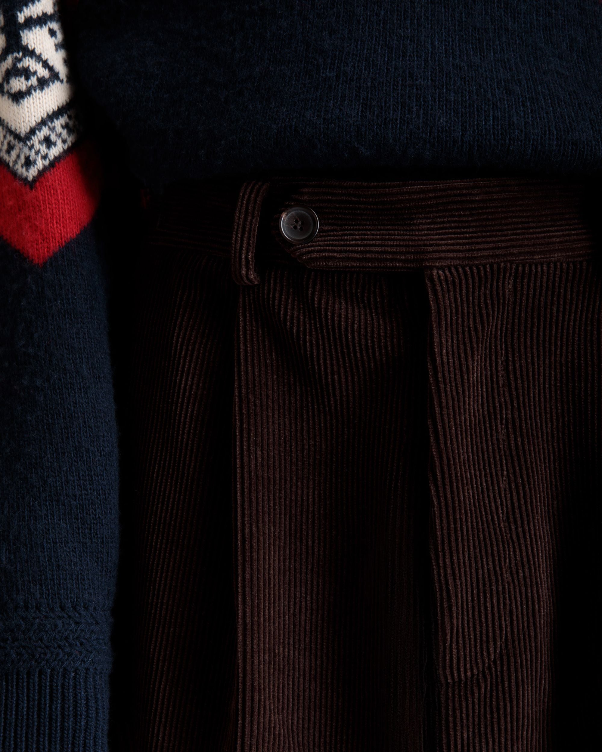 Winter Capsule Faltenhose Aus Baumwollcord In Ebenholzschwarz - Herren - Bally - 03