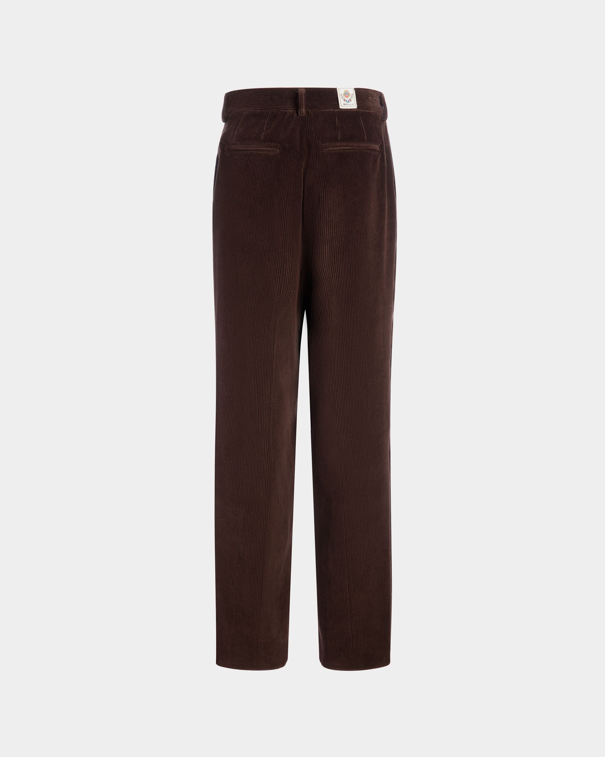 Winter Capsule Faltenhose Aus Baumwollcord In Ebenholzschwarz - Herren - Bally - 07