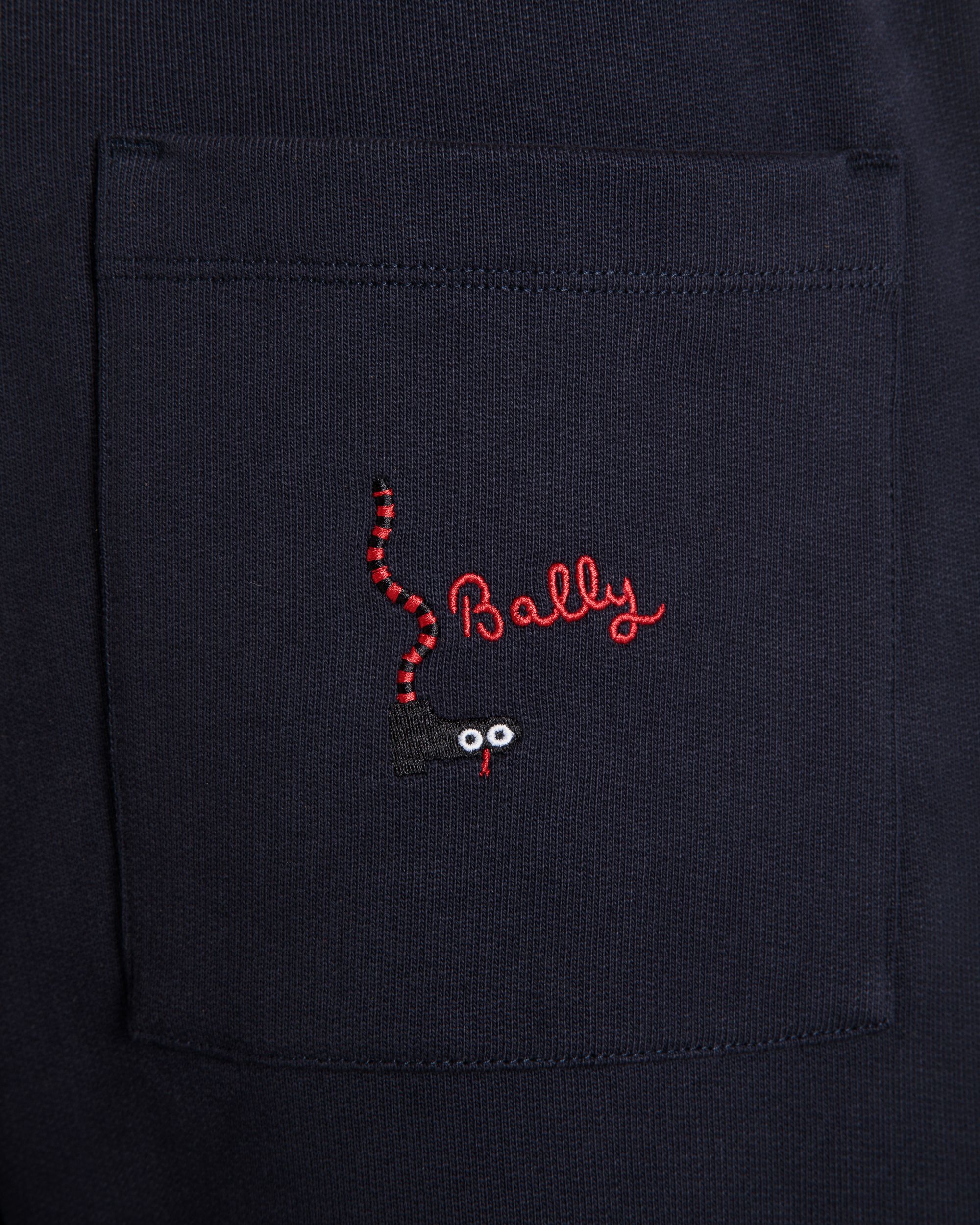 Sweatpants in Navy Blue Cotton - Men's - Bally - 04
