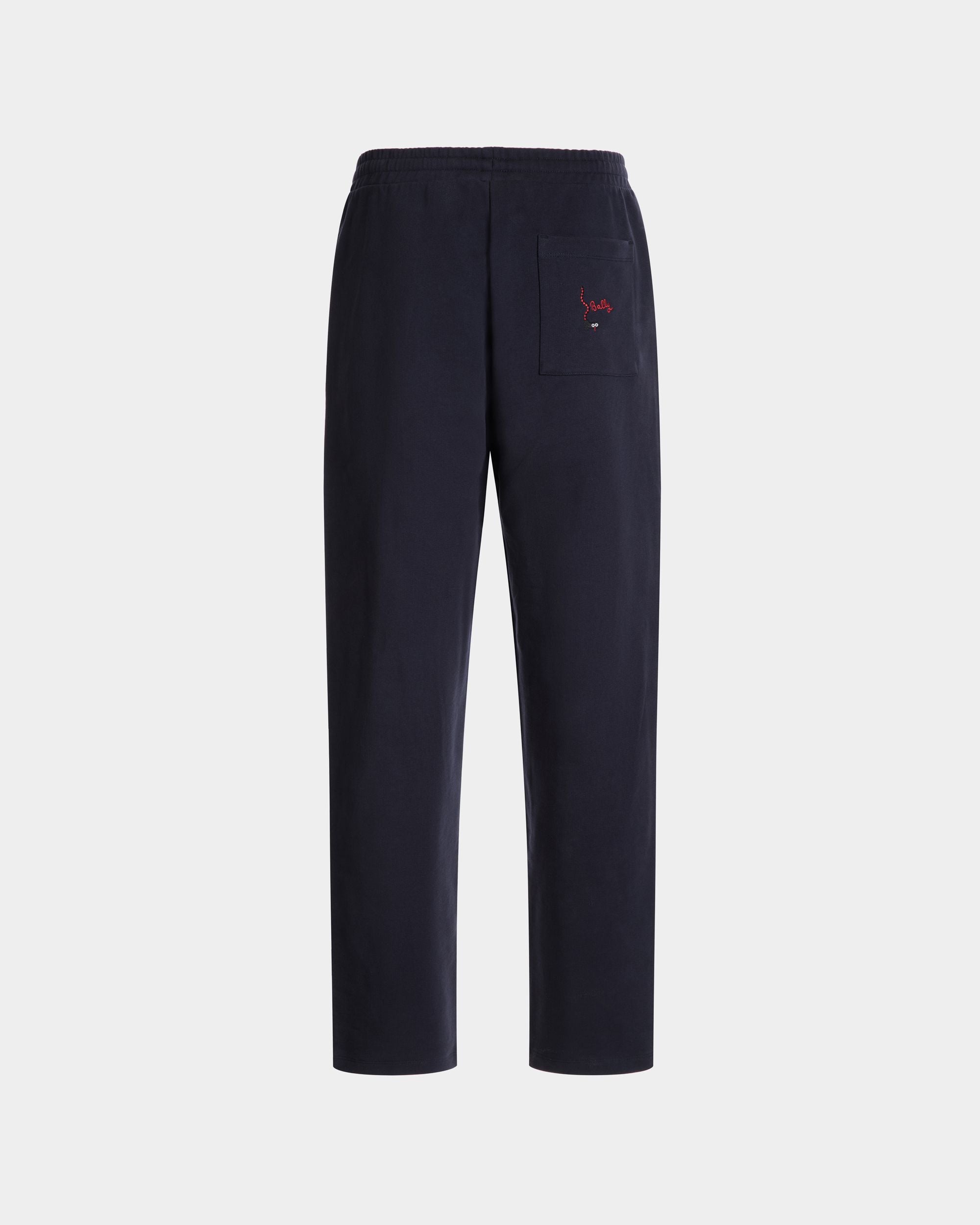 Sweatpants in Navy Blue Cotton - Men's - Bally - 07