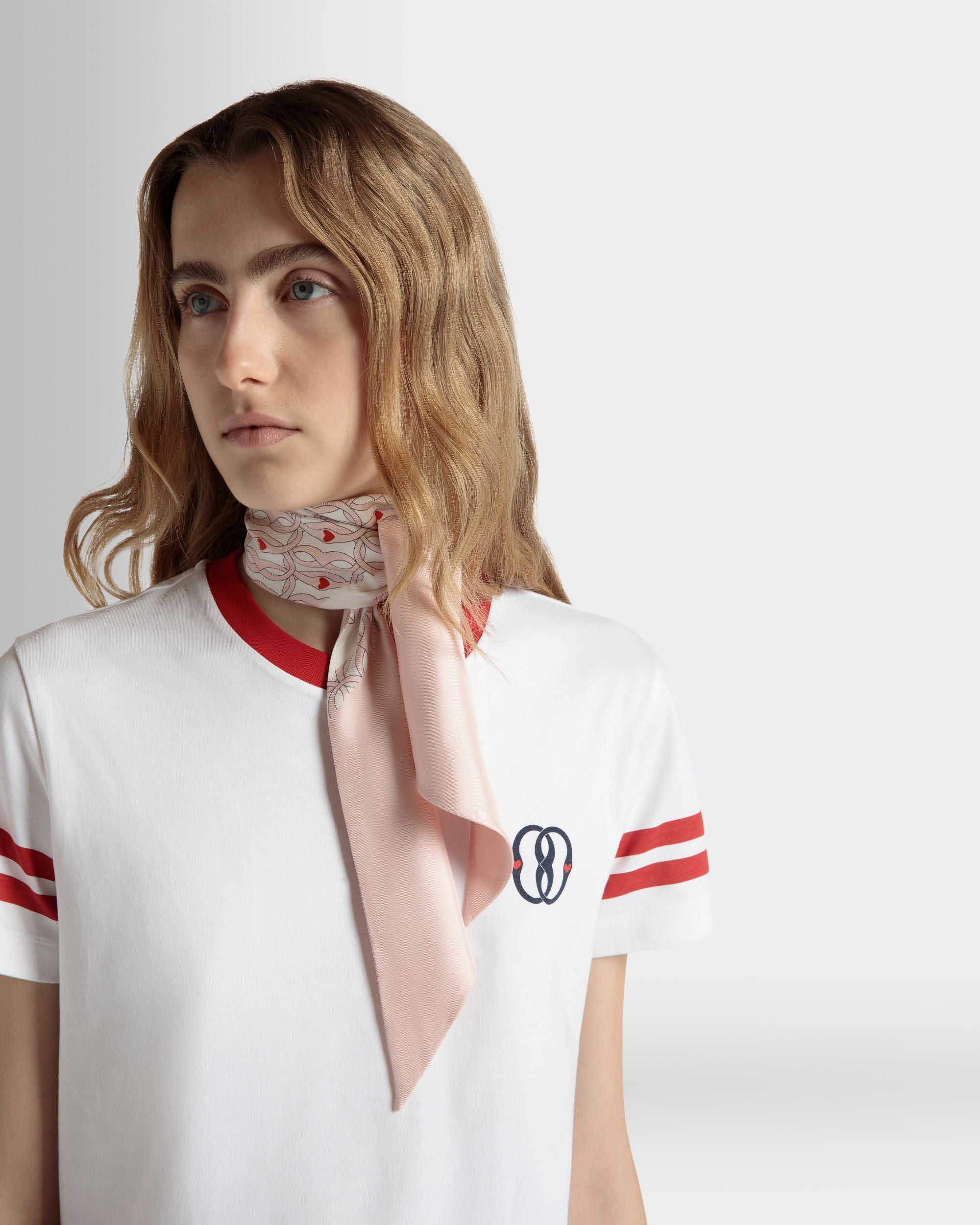 Foulard 520 En Soie Dusty Petal - Femme - Bally - 02
