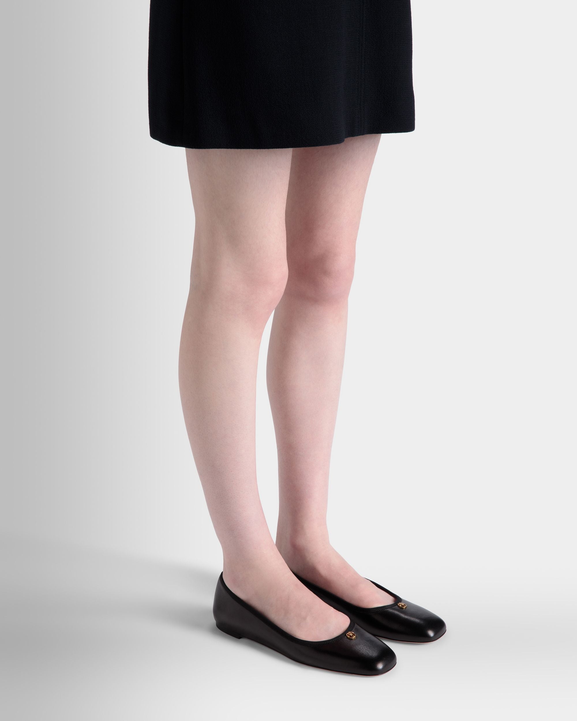 Ballerina Ballyrina In Nappa Nera - Donna - Bally - 02