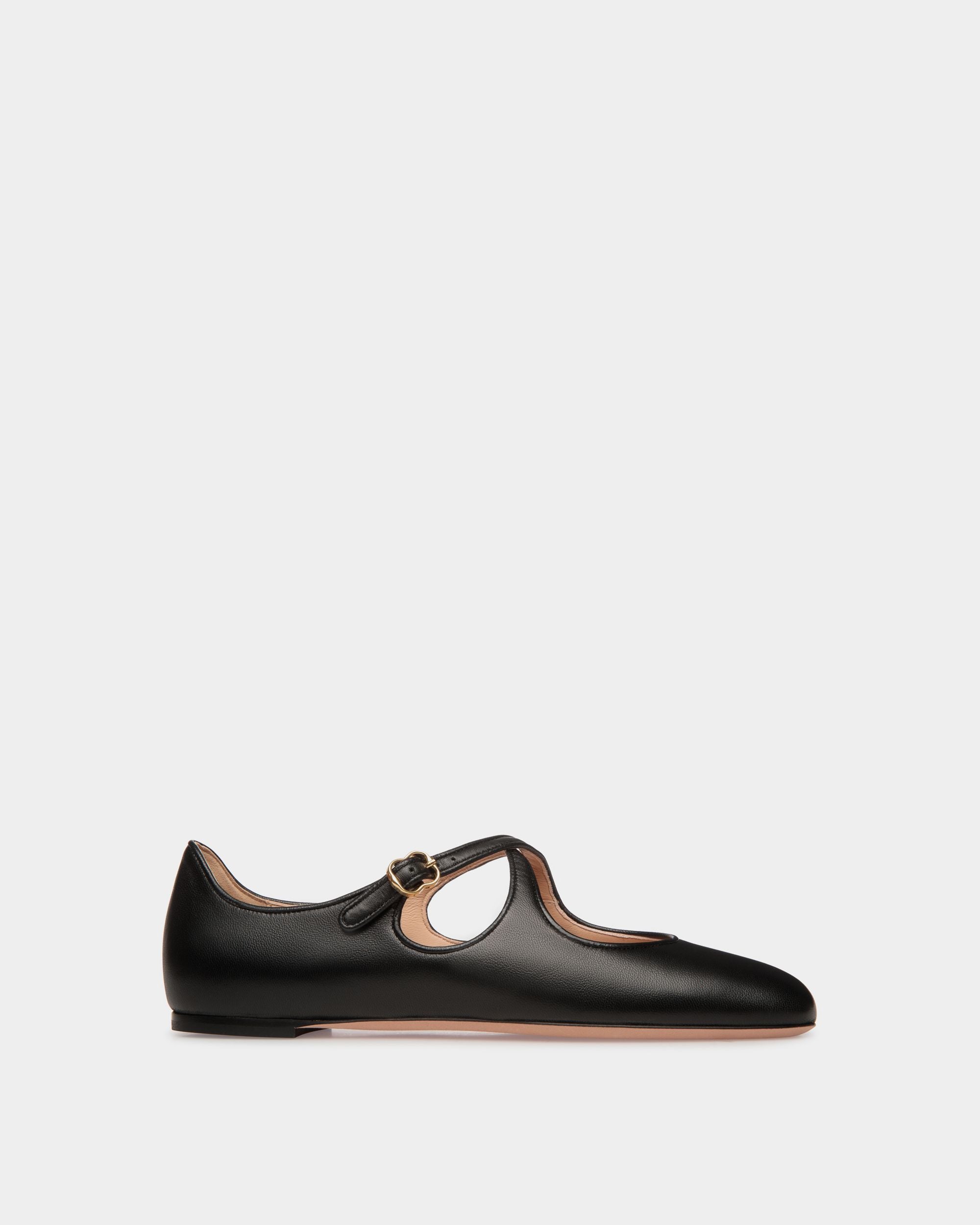 Ballyrina Ballerina Aus Nappaleder In Schwarz - Damen - Bally - 01
