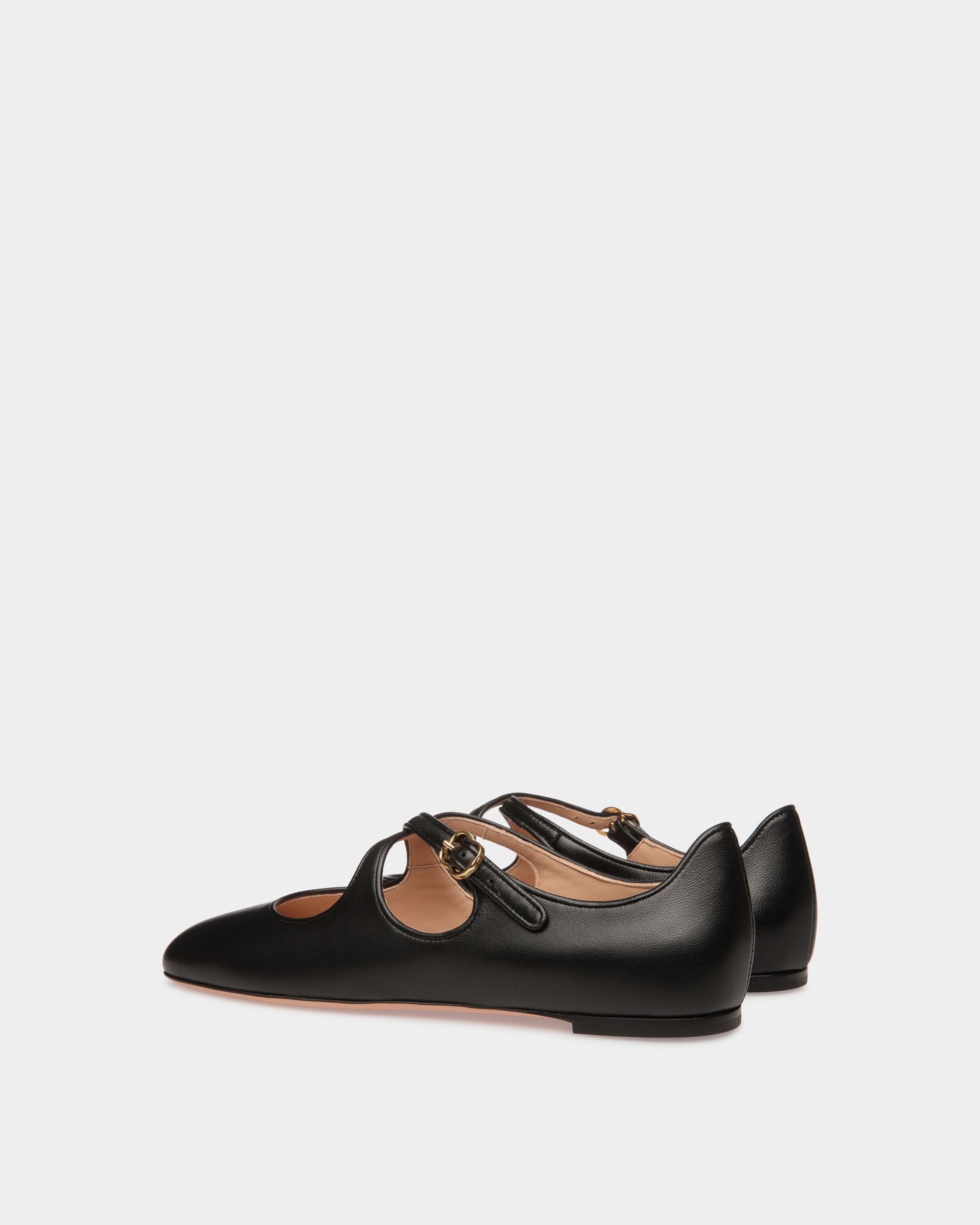Ballyrina Ballerina Aus Nappaleder In Schwarz - Damen - Bally - 03
