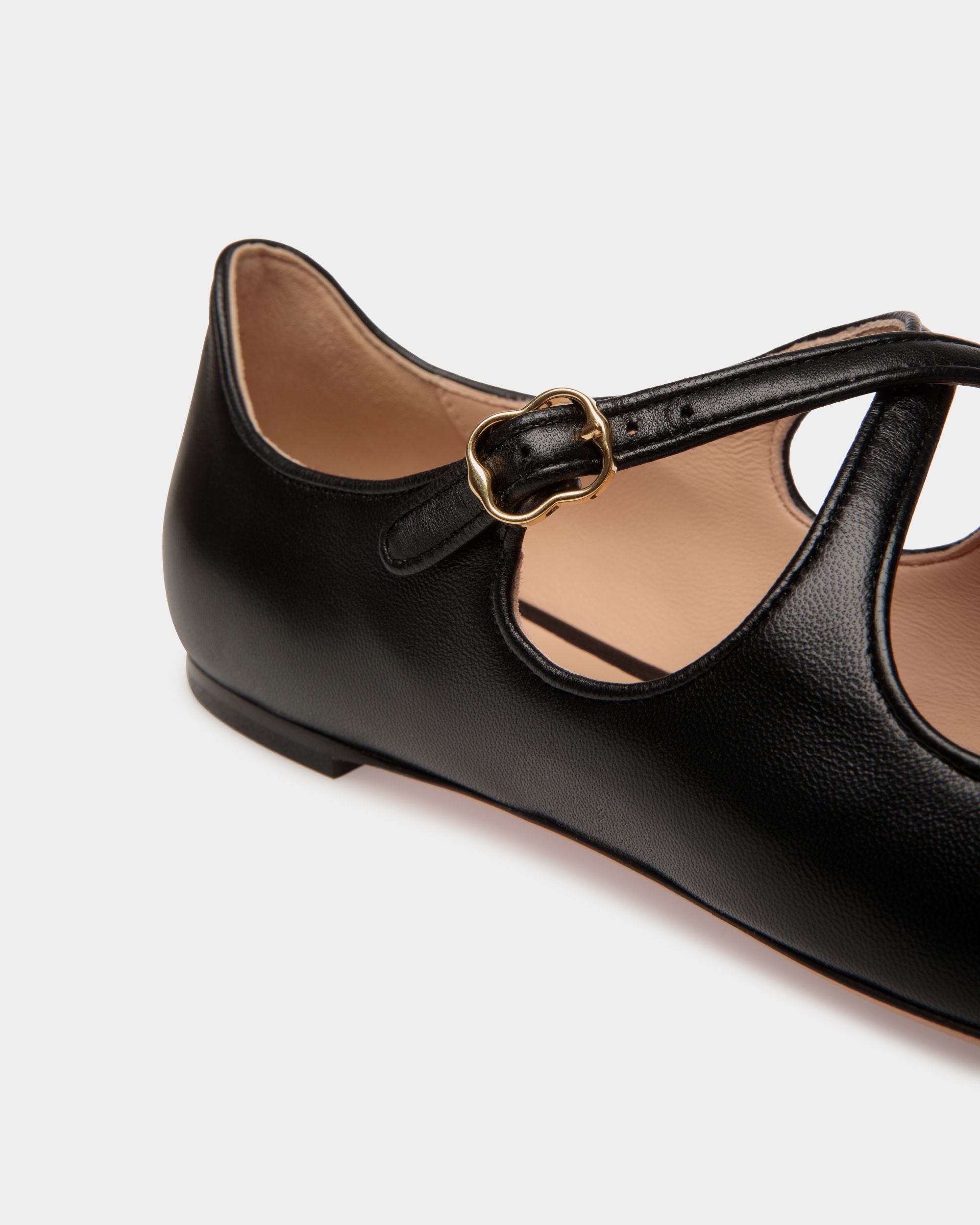 Ballyrina Ballerina Aus Nappaleder In Schwarz - Damen - Bally - 04