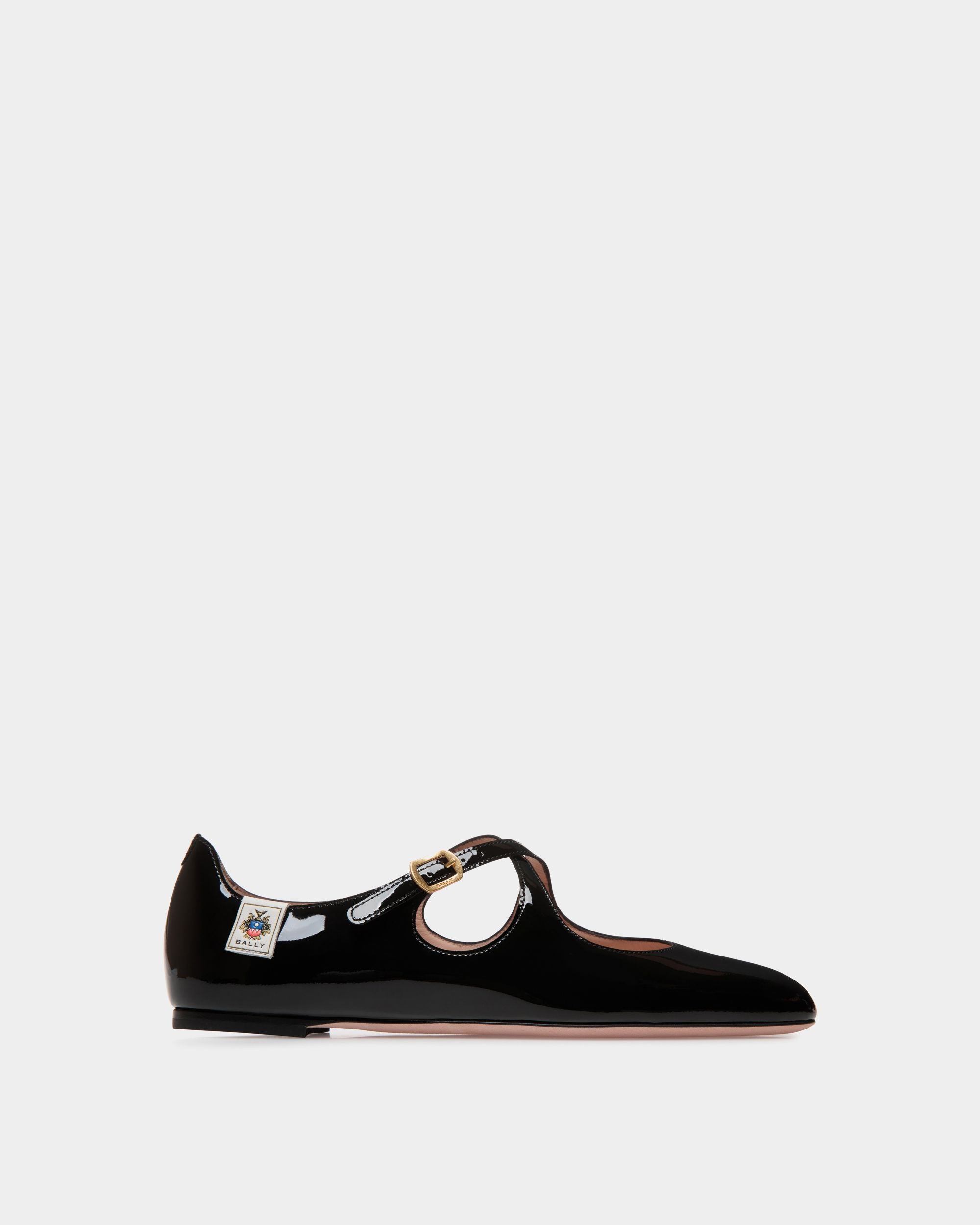 Ballyrina-Flats Aus Lackleder In Schwarz - Damen - Bally - 01