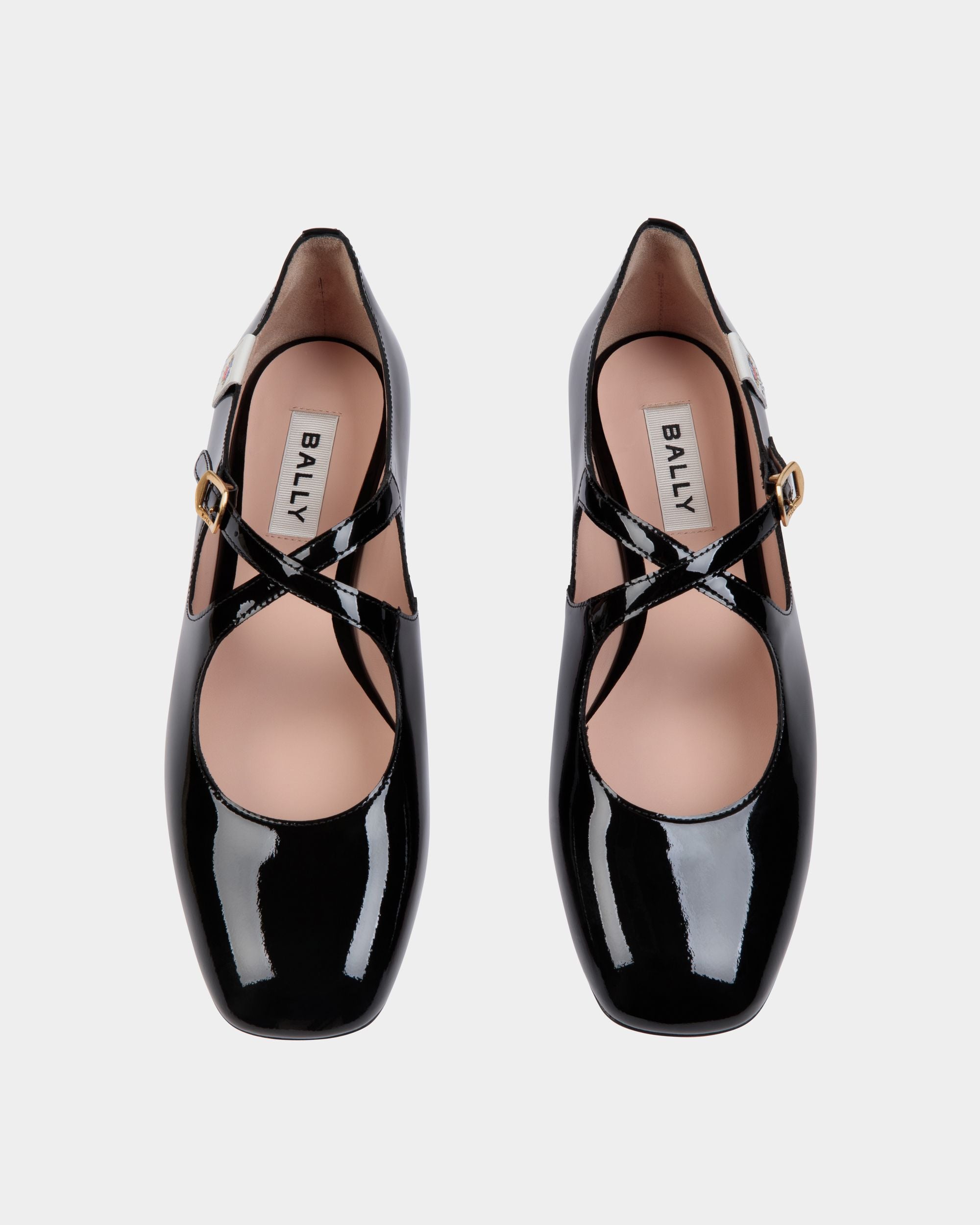 Ballyrina-Flats Aus Lackleder In Schwarz - Damen - Bally - 04