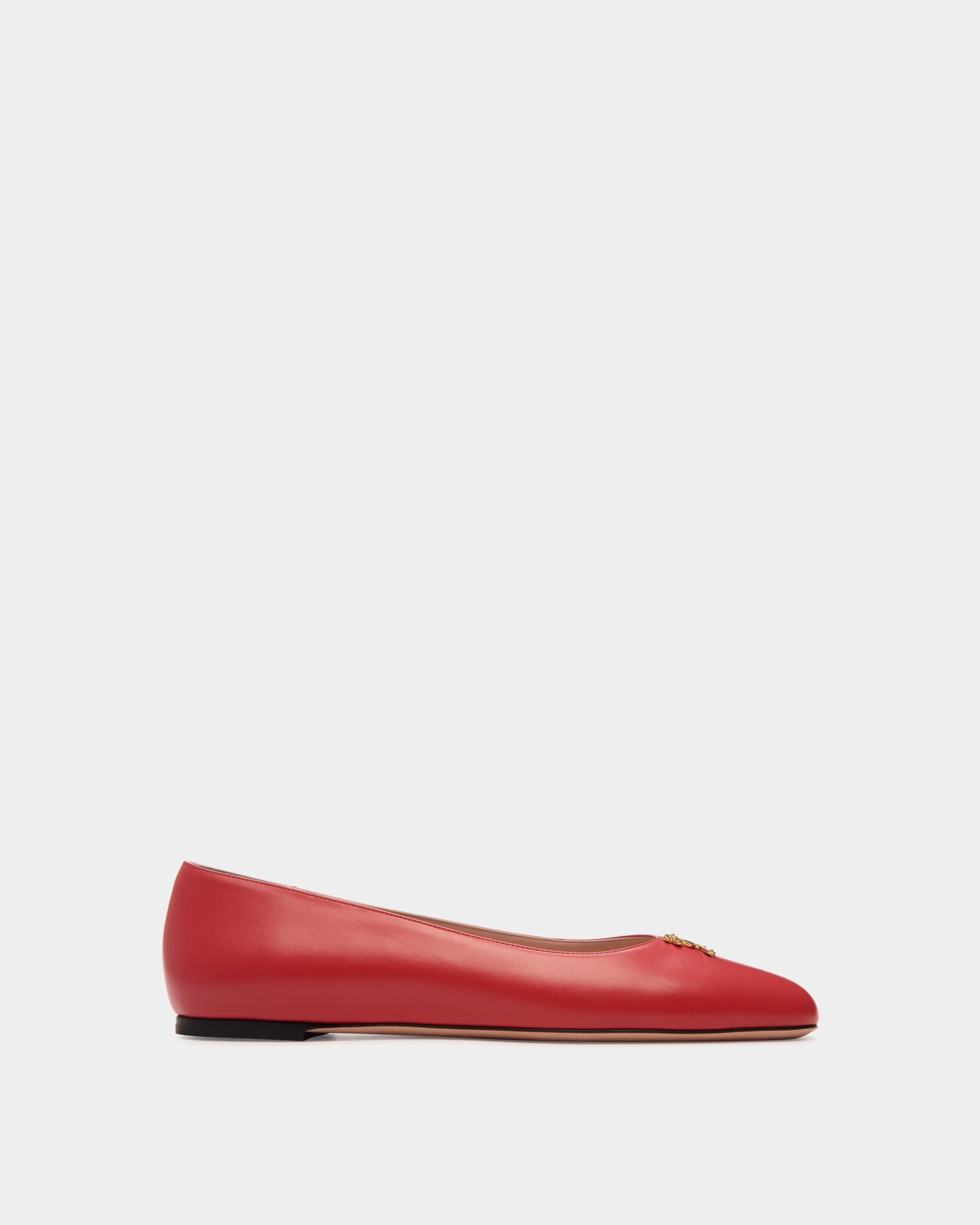 Ballerina Ballyrina In Pelle Rossa - Donna - Bally - 01