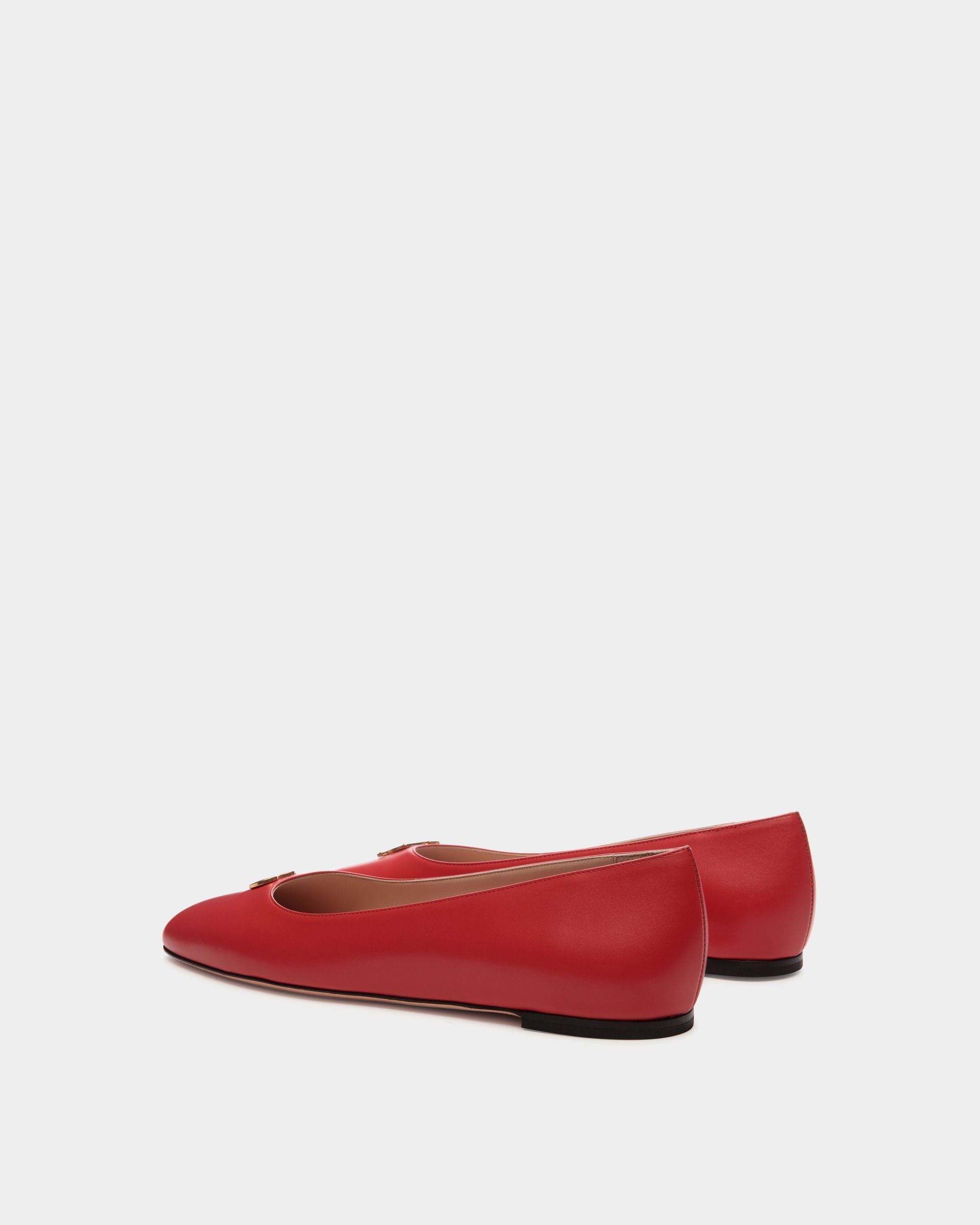 Ballerina Ballyrina In Pelle Rossa - Donna - Bally - 04