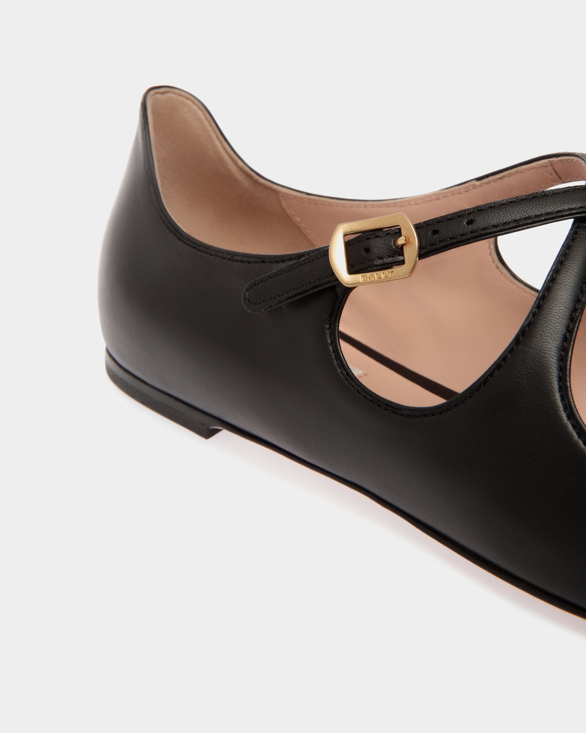 Ballerina Ballyrina In Pelle Nera - Donna - Bally - 06