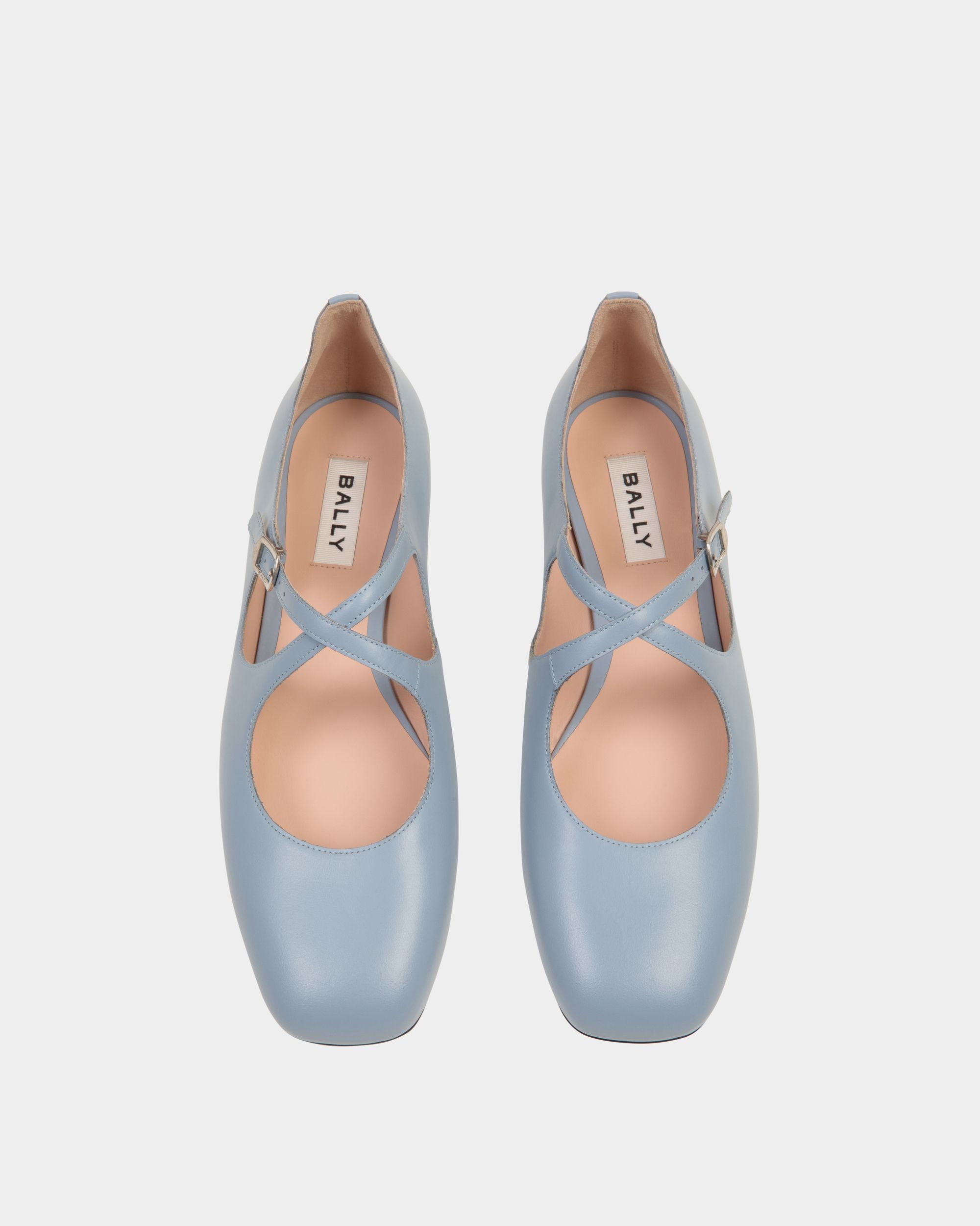 Ballyrina Ballerinas Aus Hellblauem Leder - Damen - Bally - 05