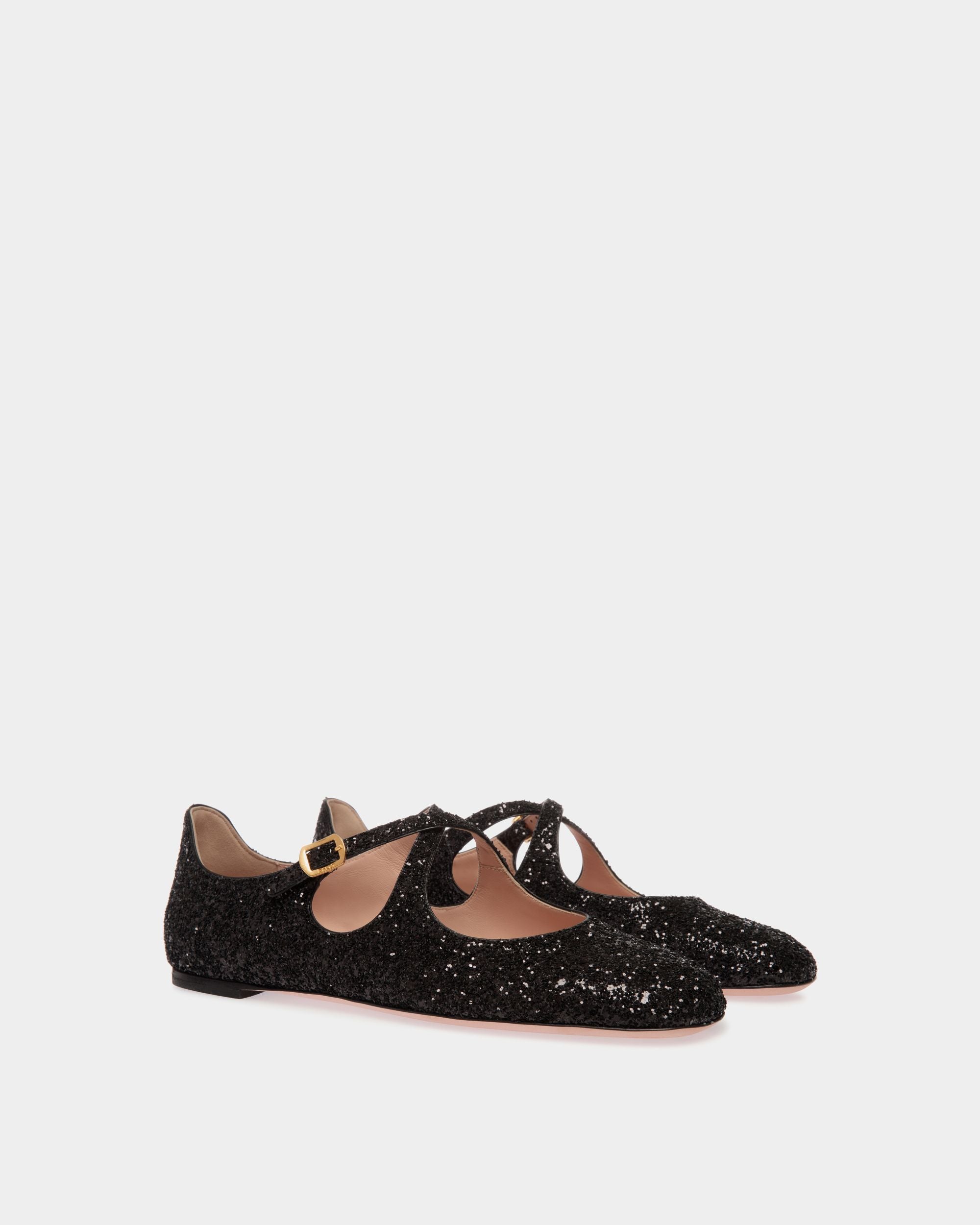Ballerina Ballyrina In Glitter Nero - Donna - Bally - 02