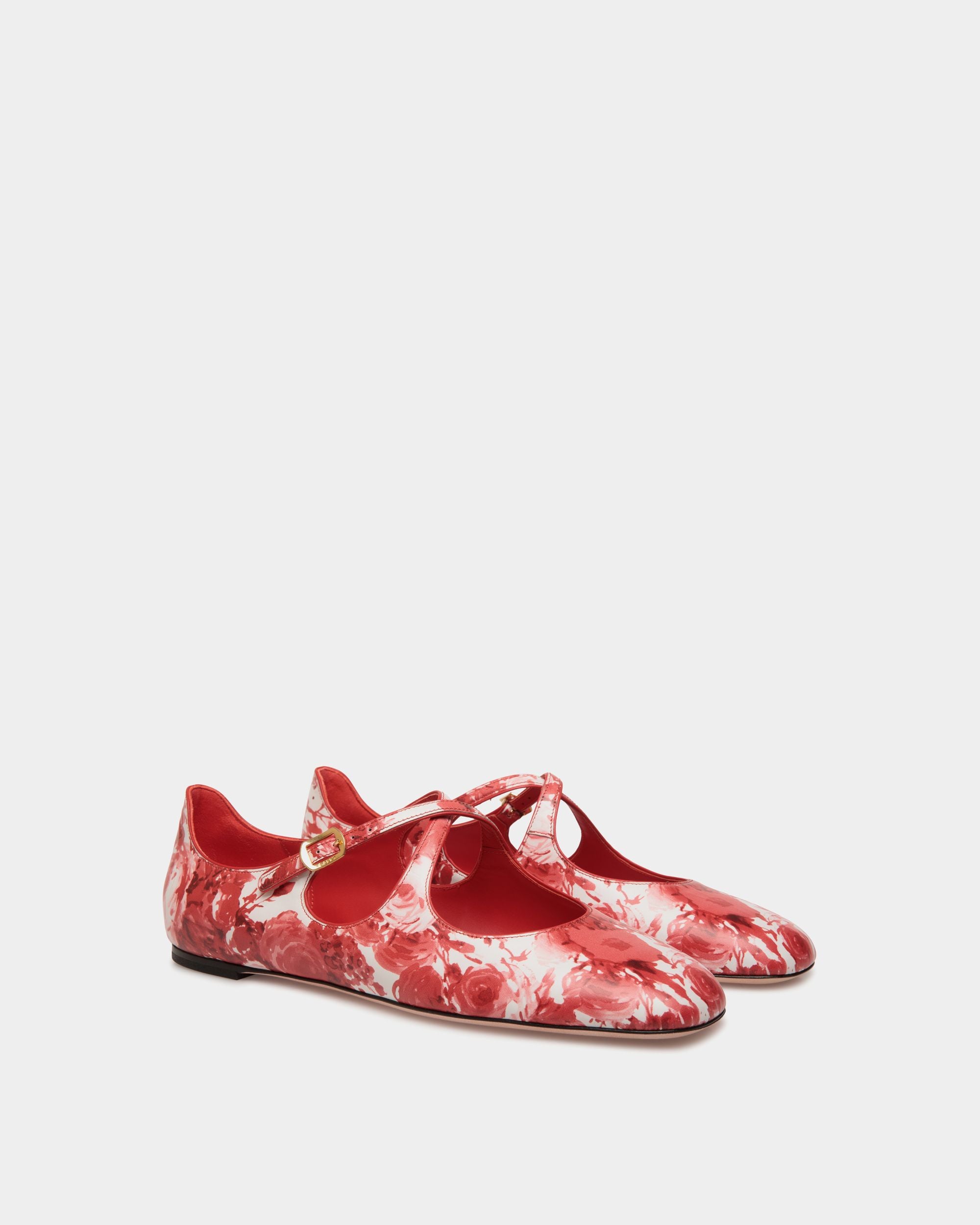 Ballerina Ballyrina In Pelle Rossa - Donna - Bally - 03