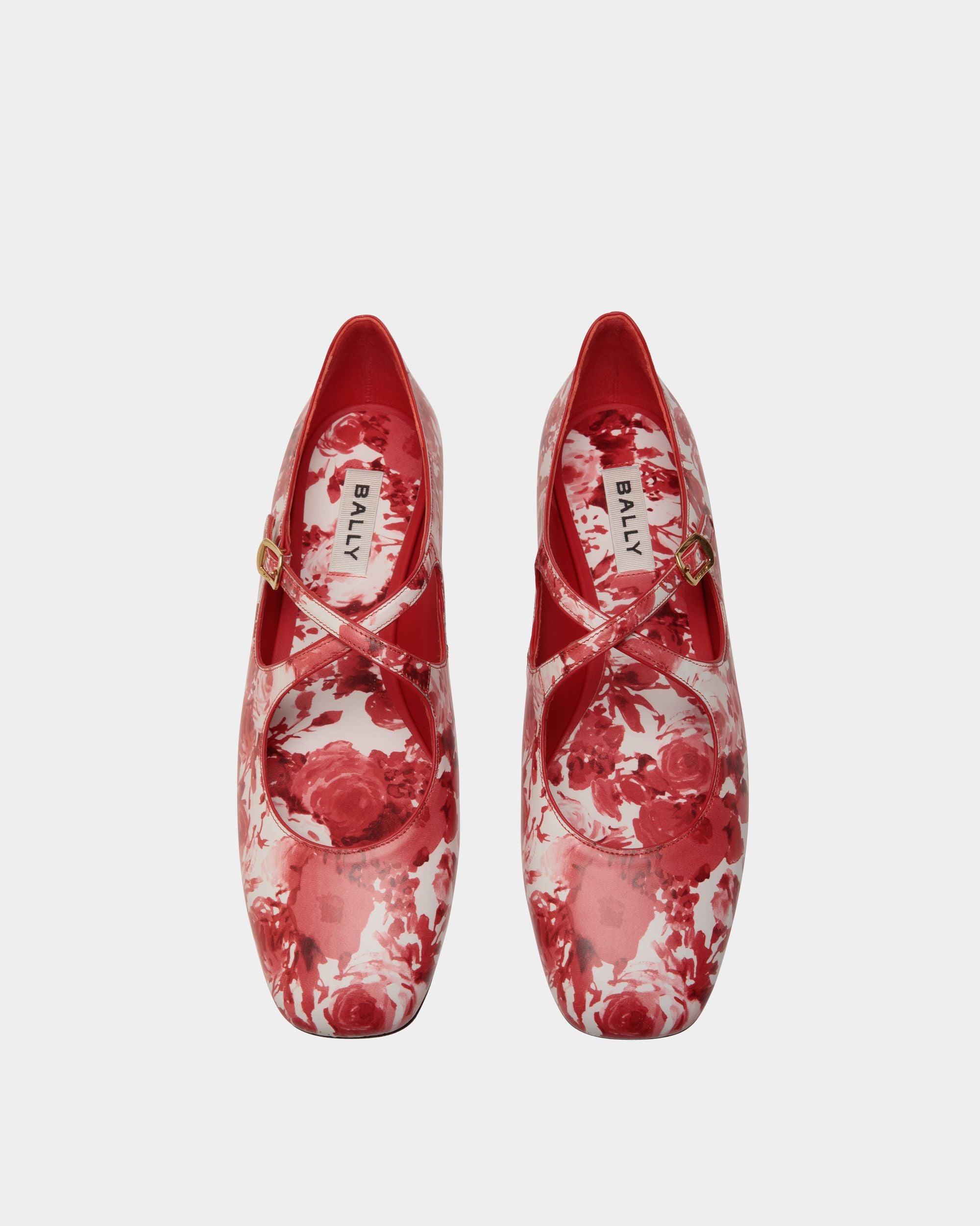 Ballerina Ballyrina In Pelle Rossa - Donna - Bally - 05