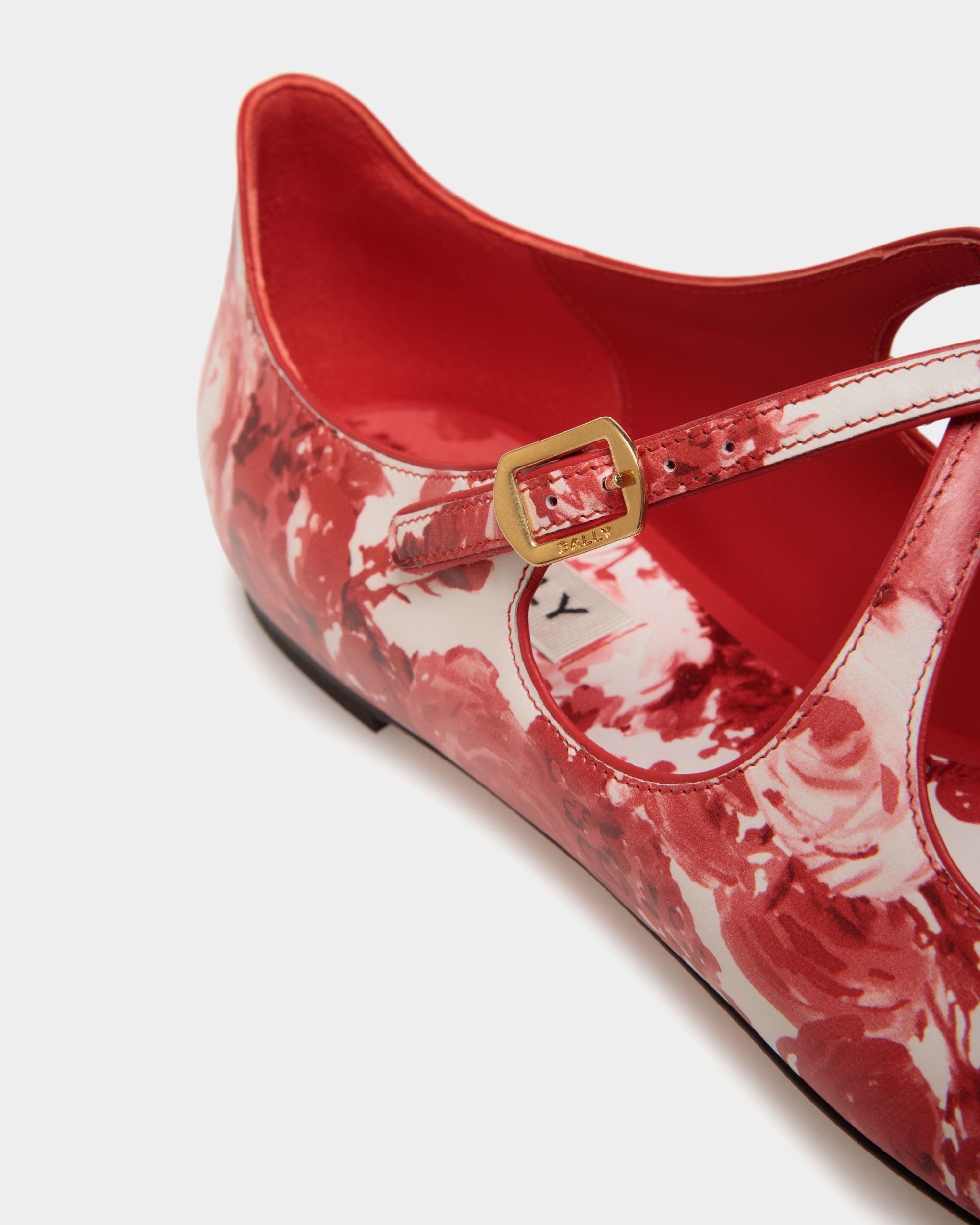 Ballerina Ballyrina In Pelle Rossa - Donna - Bally - 06