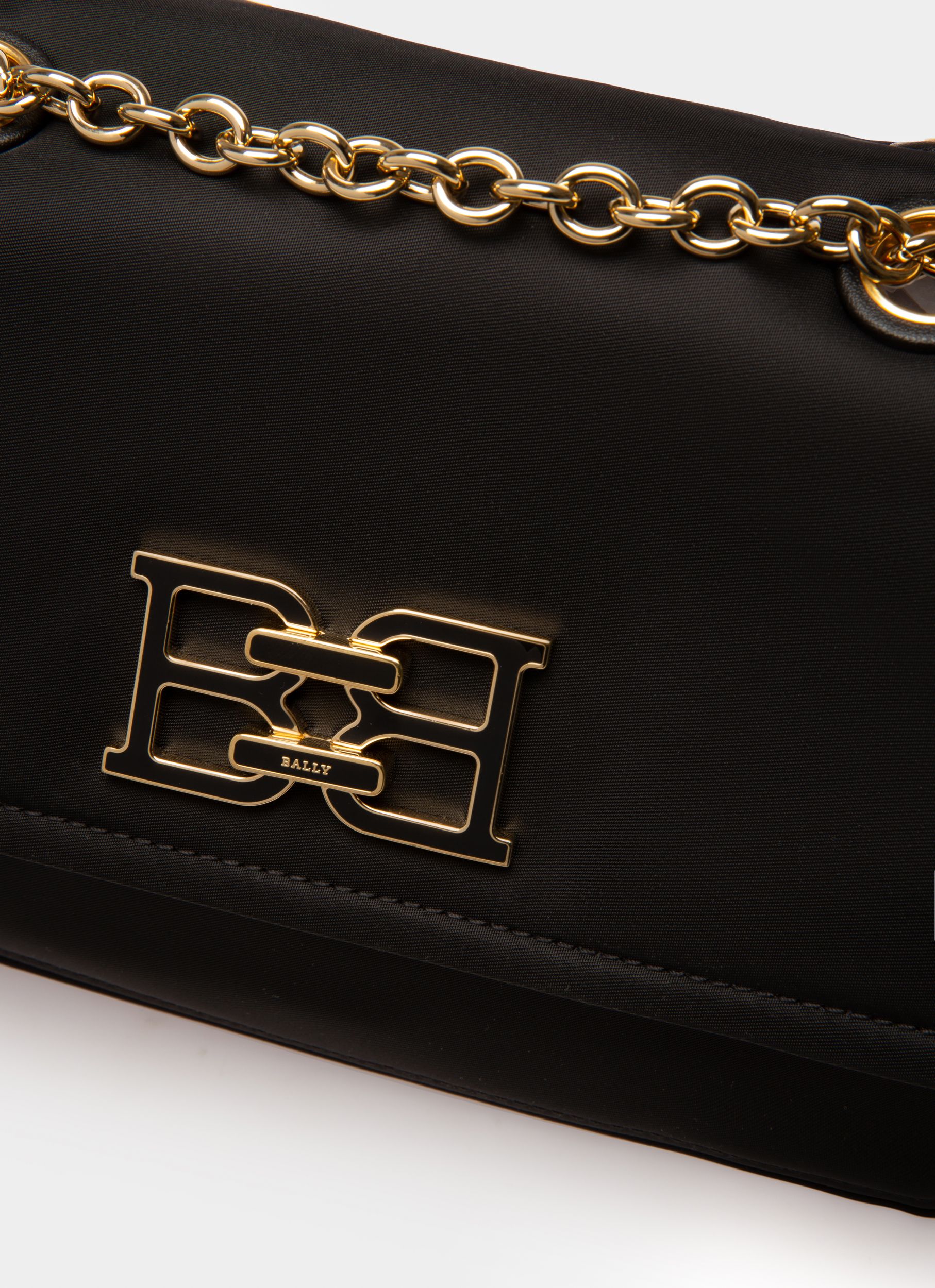 Ehrin Borsa A Tracolla In Nylon Nero - Donna - Bally - 06
