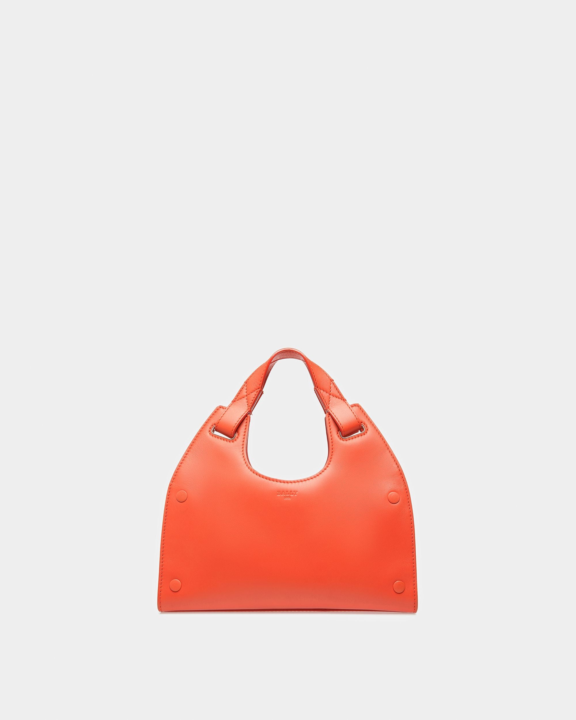 Ahres S Umhängetasche Aus Leder In Orange - Damen - Bally - 01