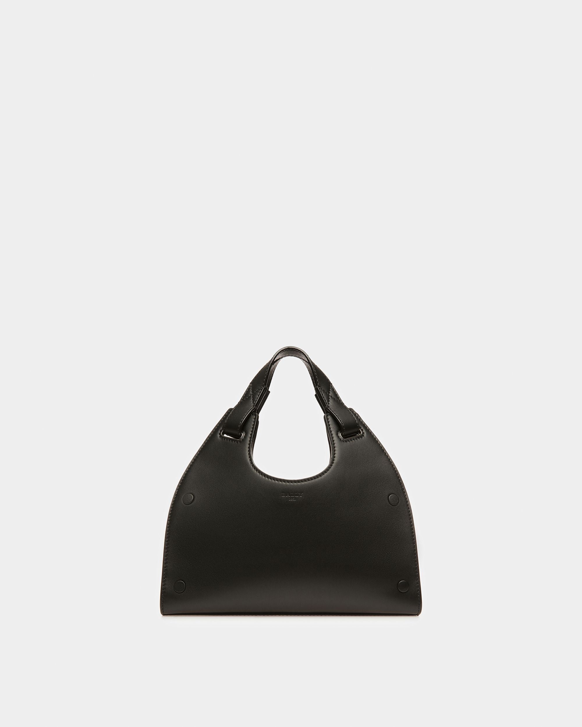 Ahres Small Borsa A Spalla In Pelle Nera - Donna - Bally - 01