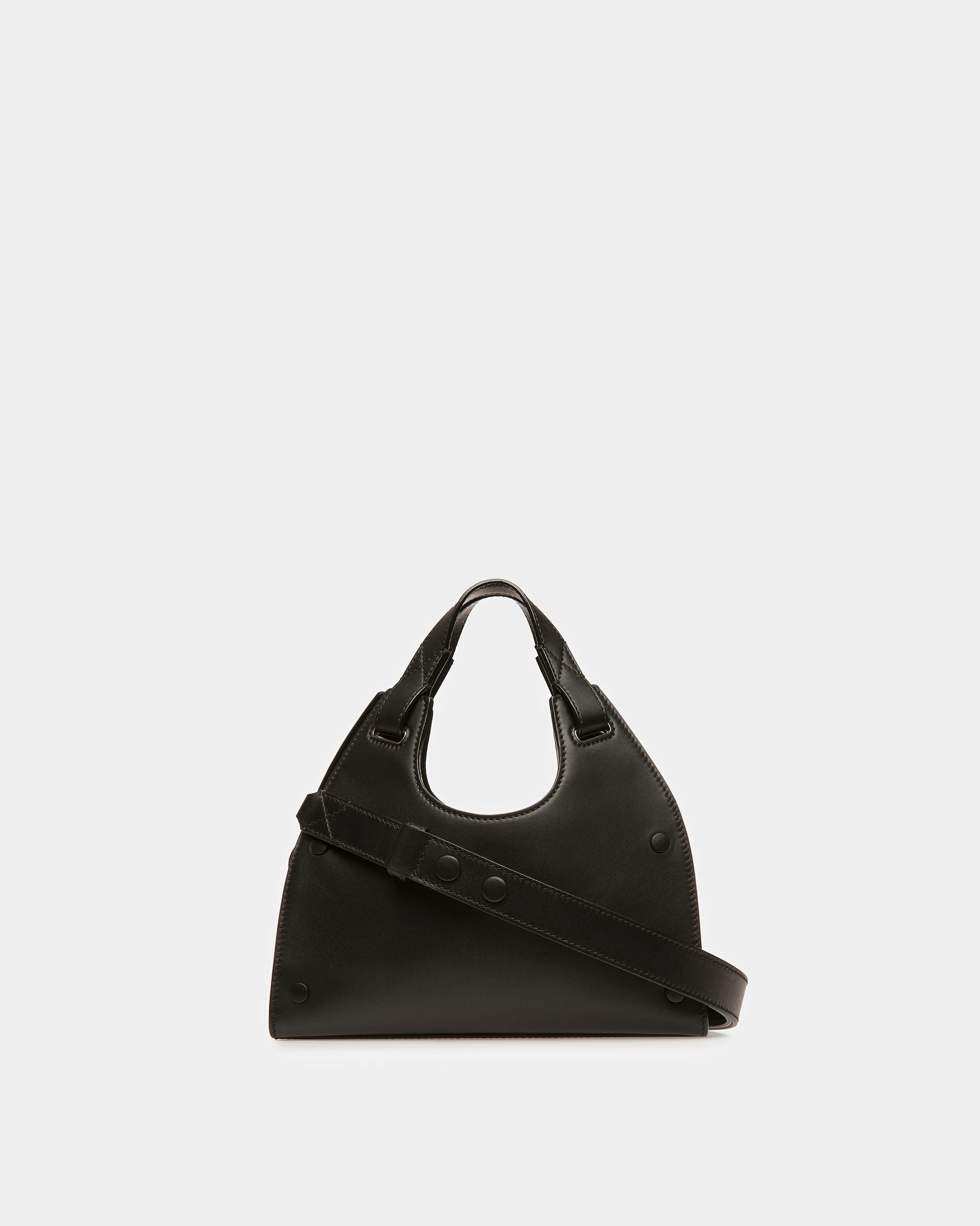 Ahres Small Borsa A Spalla In Pelle Nera - Donna - Bally - 03