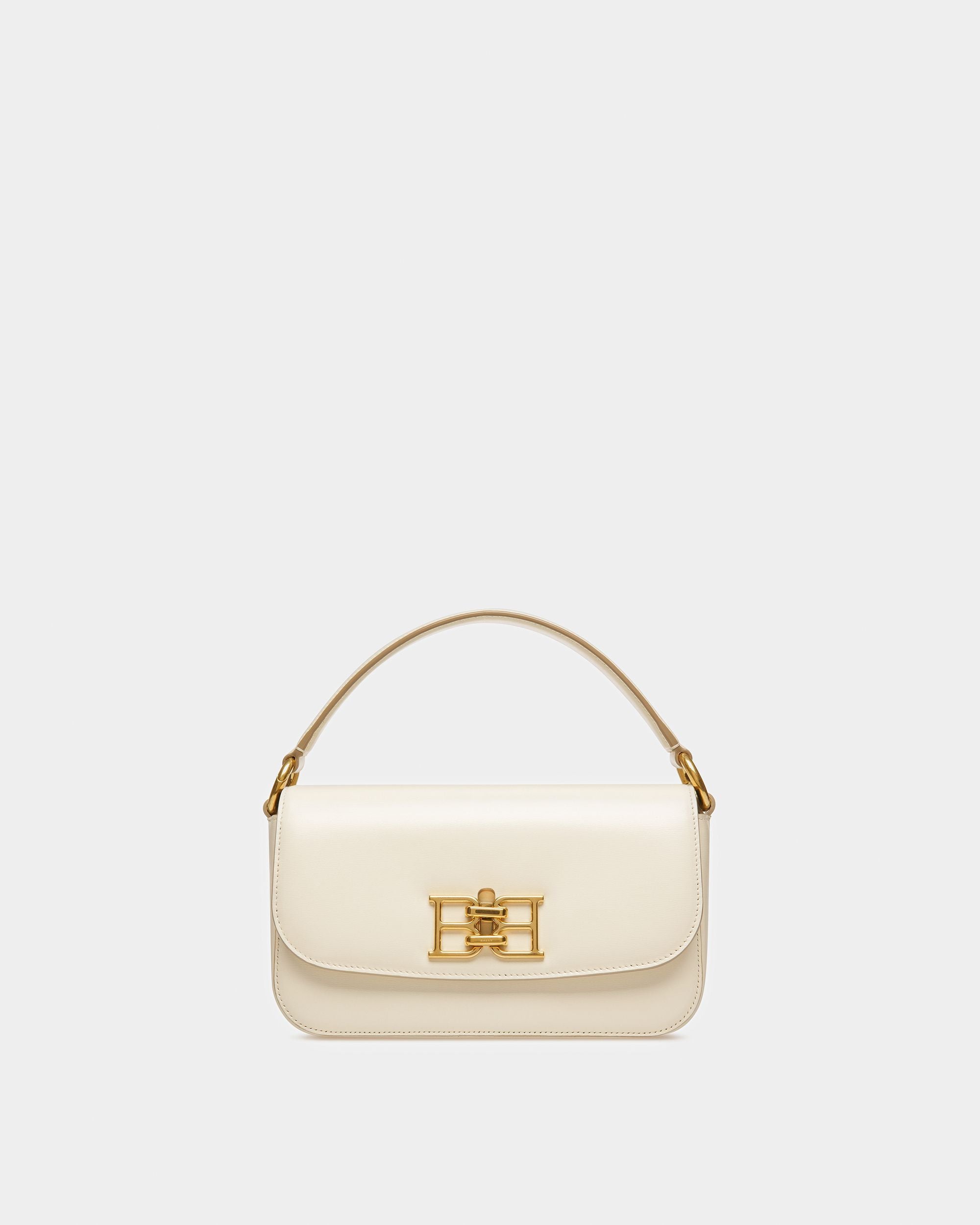 Brodye Borsa A Tracolla In Pelle Avorio - Donna - Bally - 01