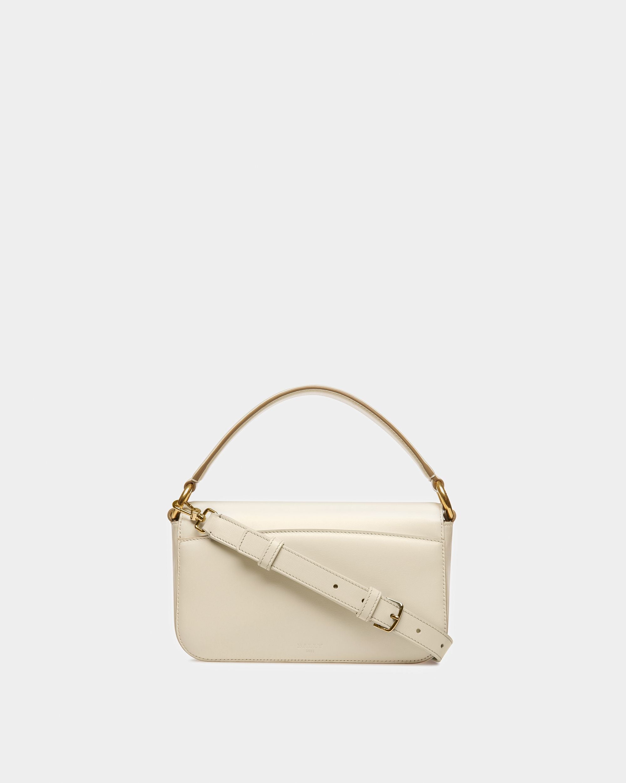 Brodye Borsa A Tracolla In Pelle Avorio - Donna - Bally - 03