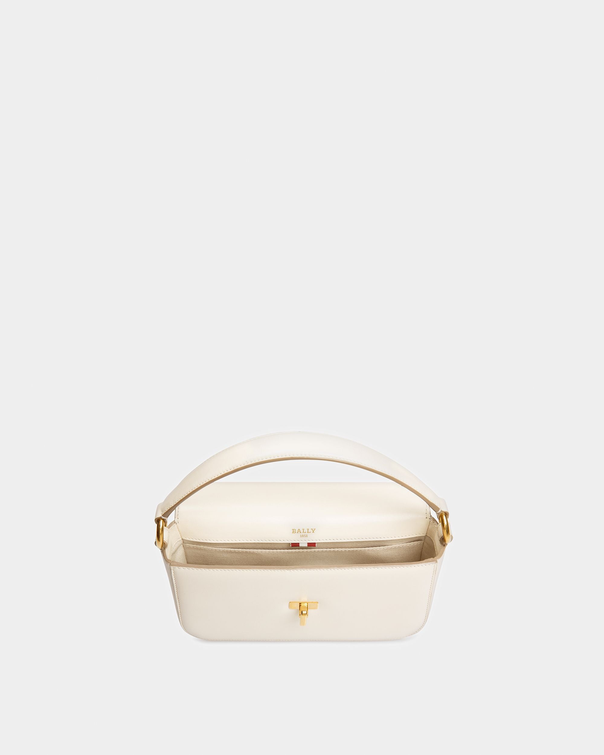 Brodye Borsa A Tracolla In Pelle Avorio - Donna - Bally - 04