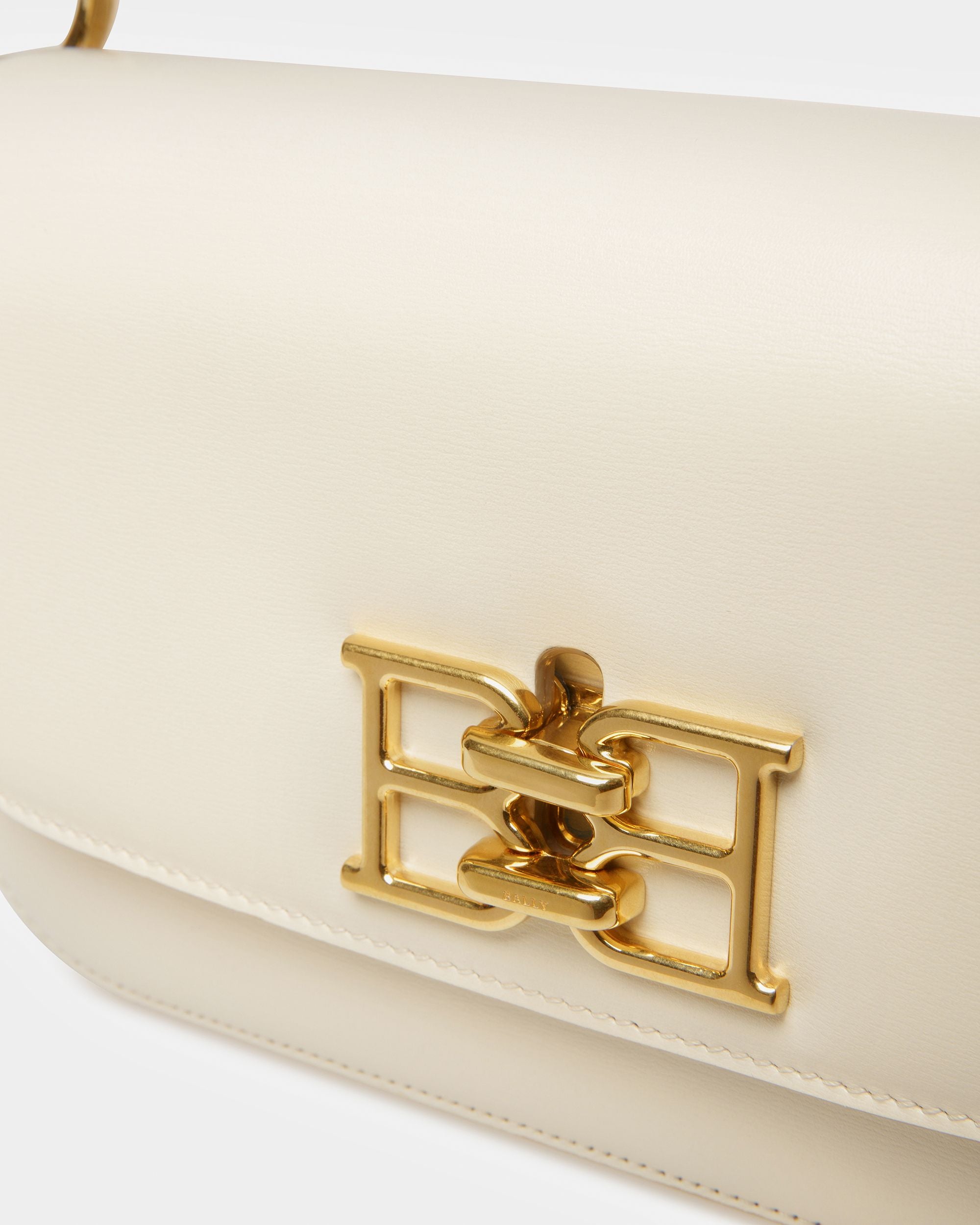 Brodye Borsa A Tracolla In Pelle Avorio - Donna - Bally - 05