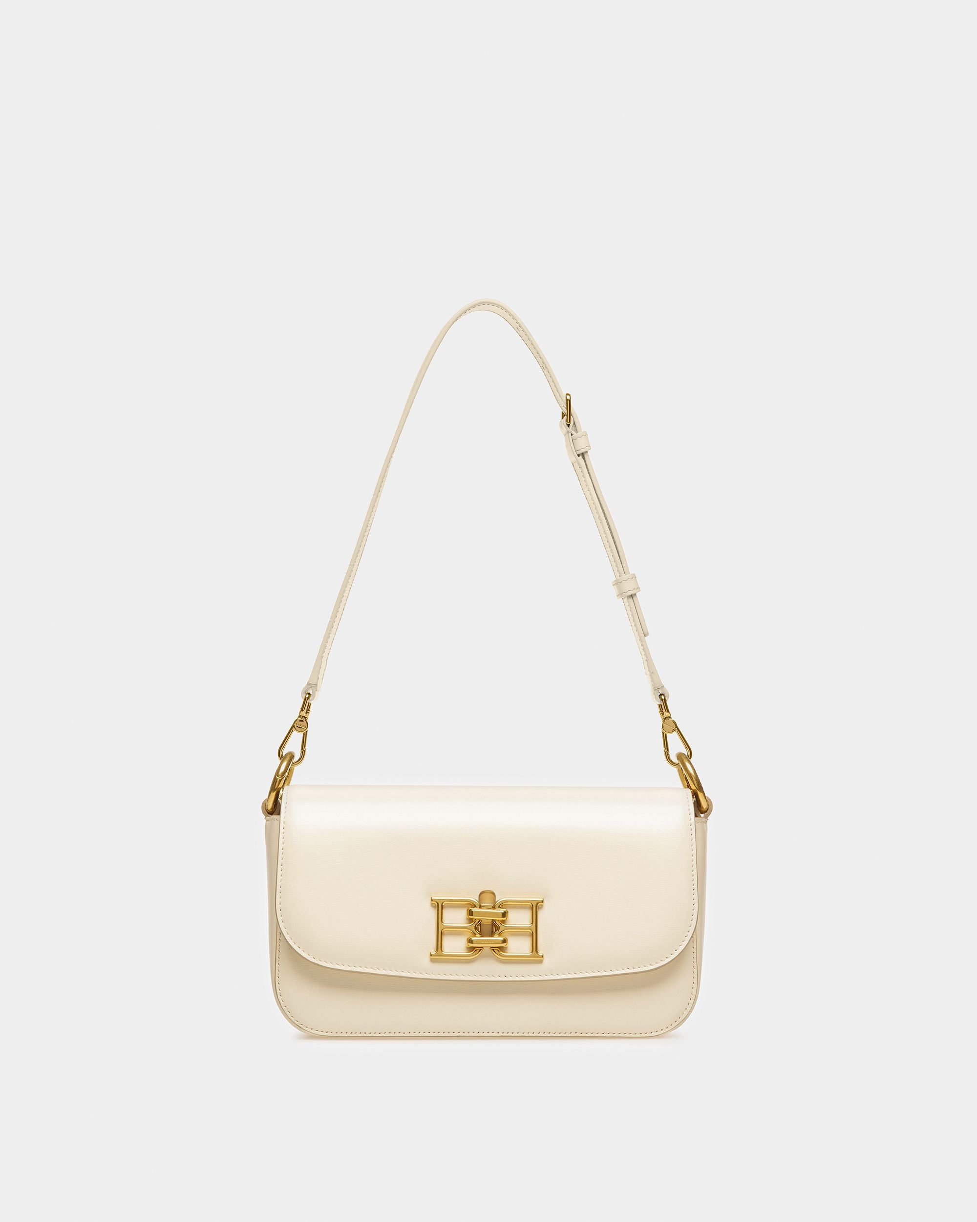 Brodye Borsa A Tracolla In Pelle Avorio - Donna - Bally - 09