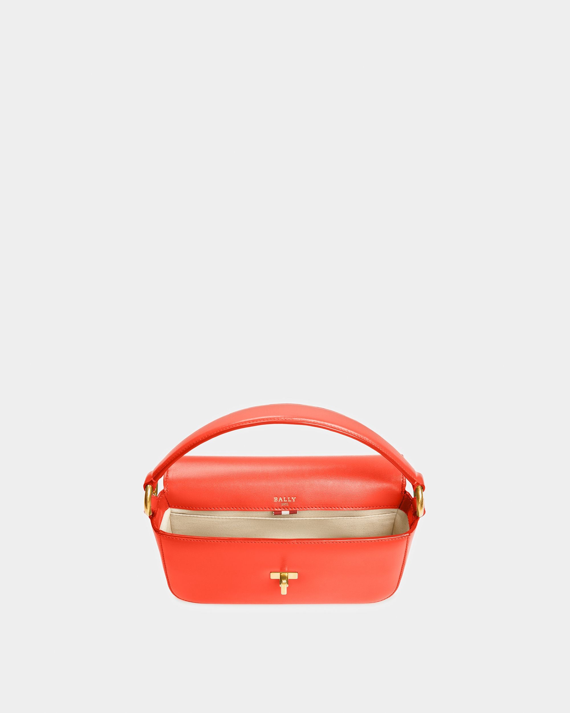 Brodye Borsa A Tracolla In Pelle Arancione - Donna - Bally - 03