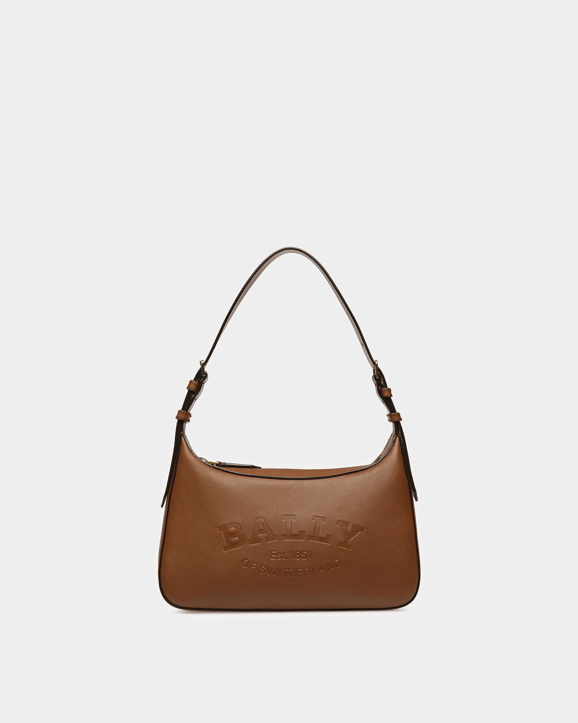 Coralye Umhängetasche Aus Leder In Braun - Damen - Bally - 01