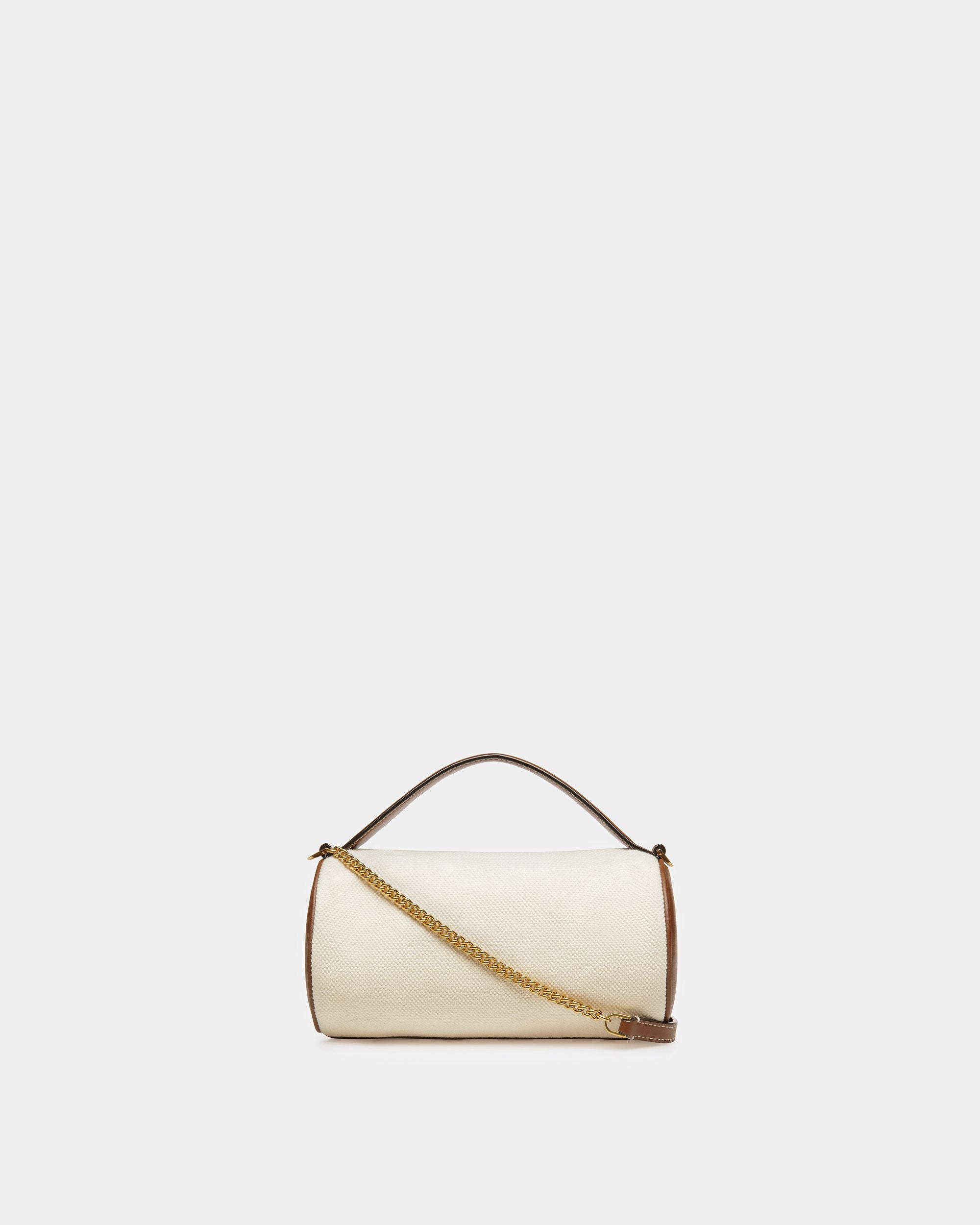 Calyn Sac À Bandoulière En Tissu Couleur Naturelle - Femme - Bally - 03