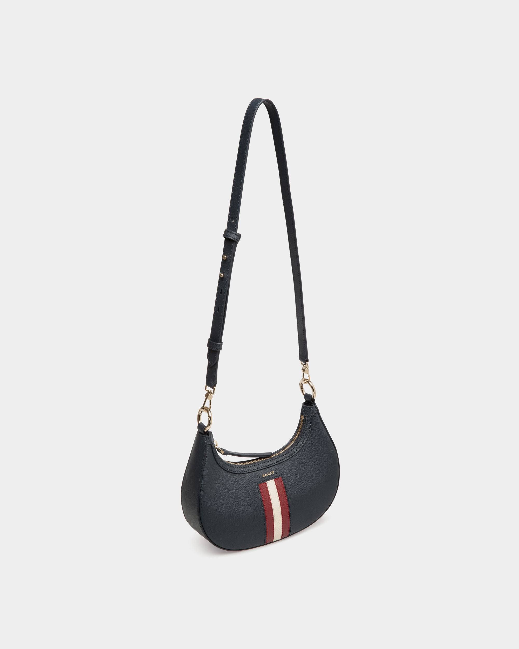 Cross Body In Blue Bovine Split - Damen - Bally - 05
